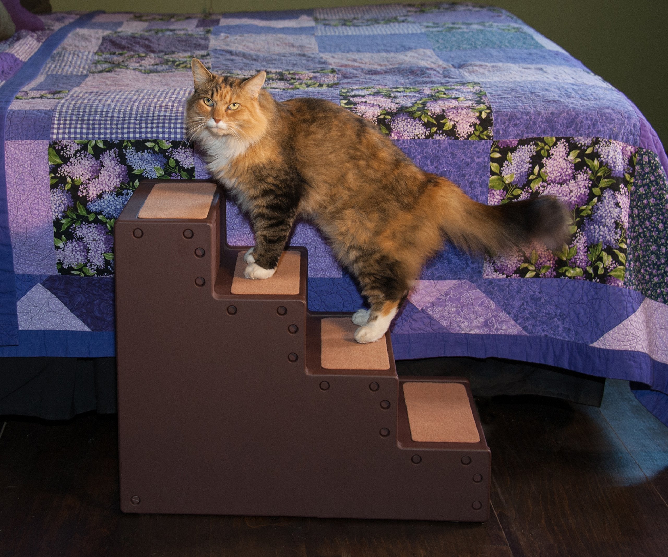 Pet Gear Pet Step Iv Pet Stairs For Small Dogs And Cats Up To 50 Pounds, Lightweight, Easy Assembly (No Tools Required) - Availa