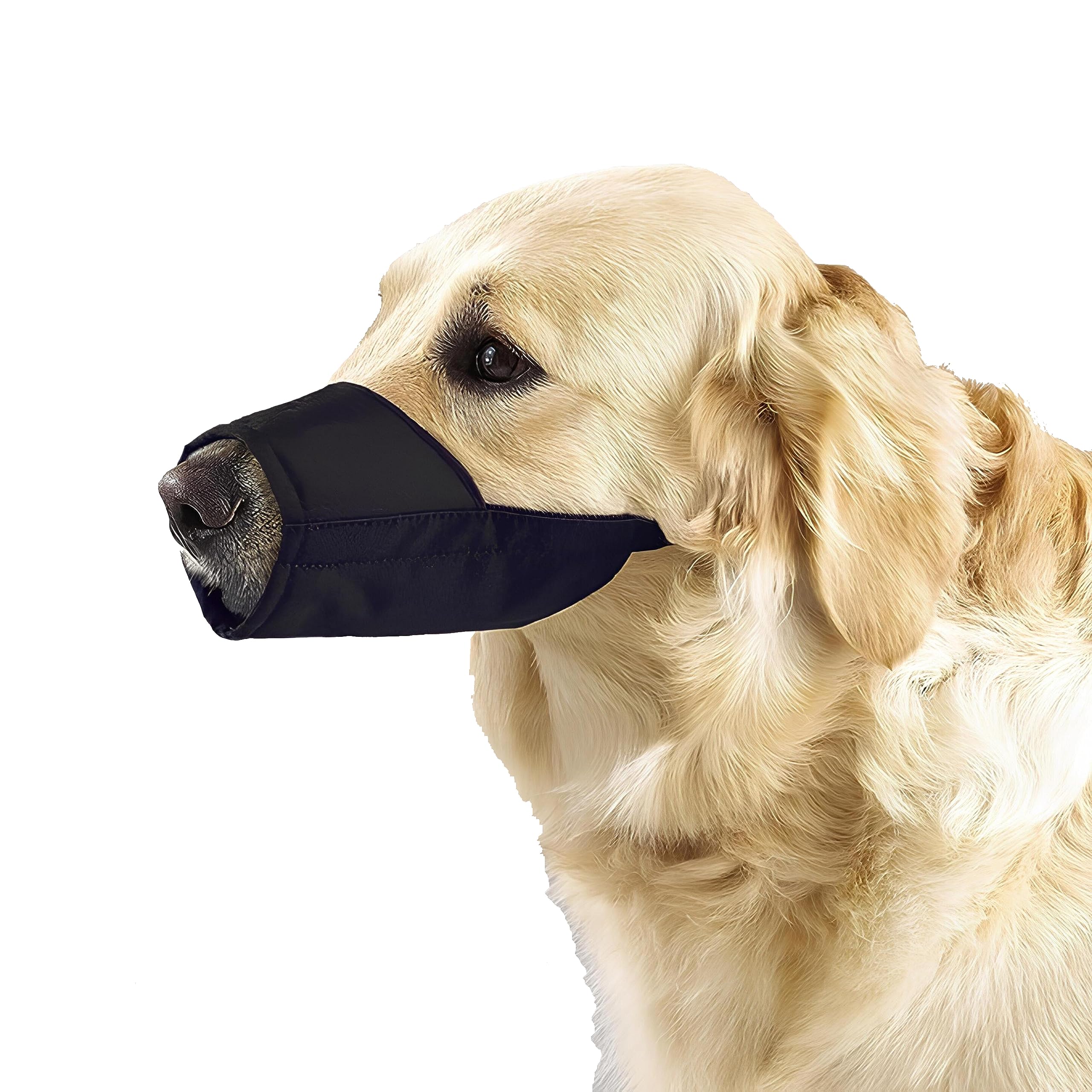 Ateliepets Muzzle For Small Medium Dogs (Max. 25 Lbs), Soft Mouth Guard For Grooming, Stop Biting Barking And Chewing - 5 Colors