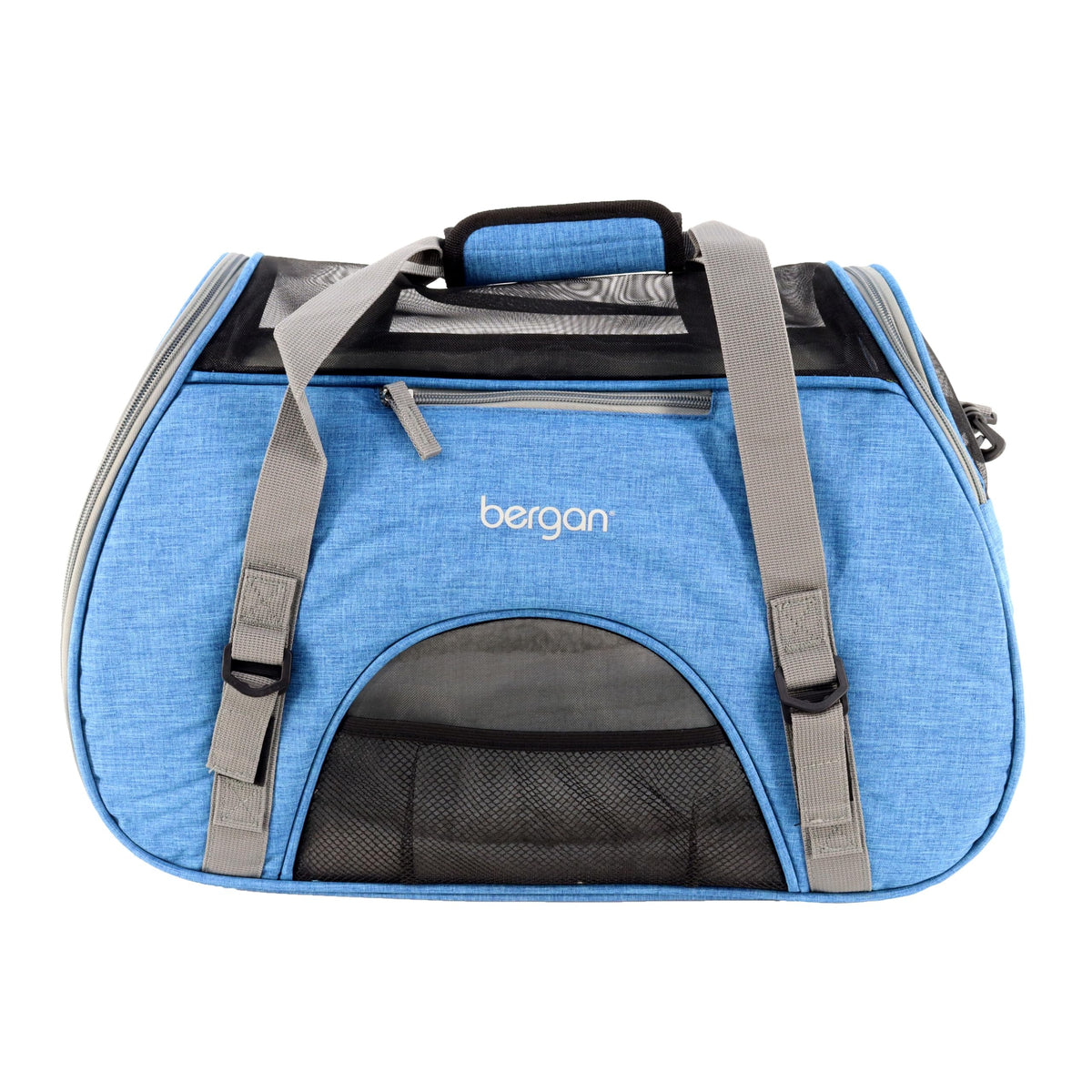 Coastal Pet Bergan Comfort Carrier - Safe And Comfortable For Dog & Cat Travel - Airline Friendly Soft And Breathable Carrier For Pet Owners - Heather Bermuda, 16' X 8' X 11'