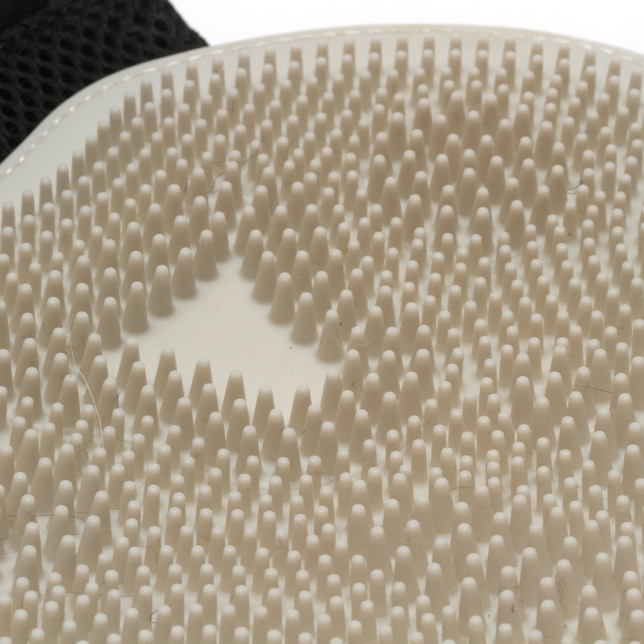 Totally Pooched Reversible Silicone Pet Grooming Glove For Gentle Massage, Bathing And Hair Removal, One Size, Grey