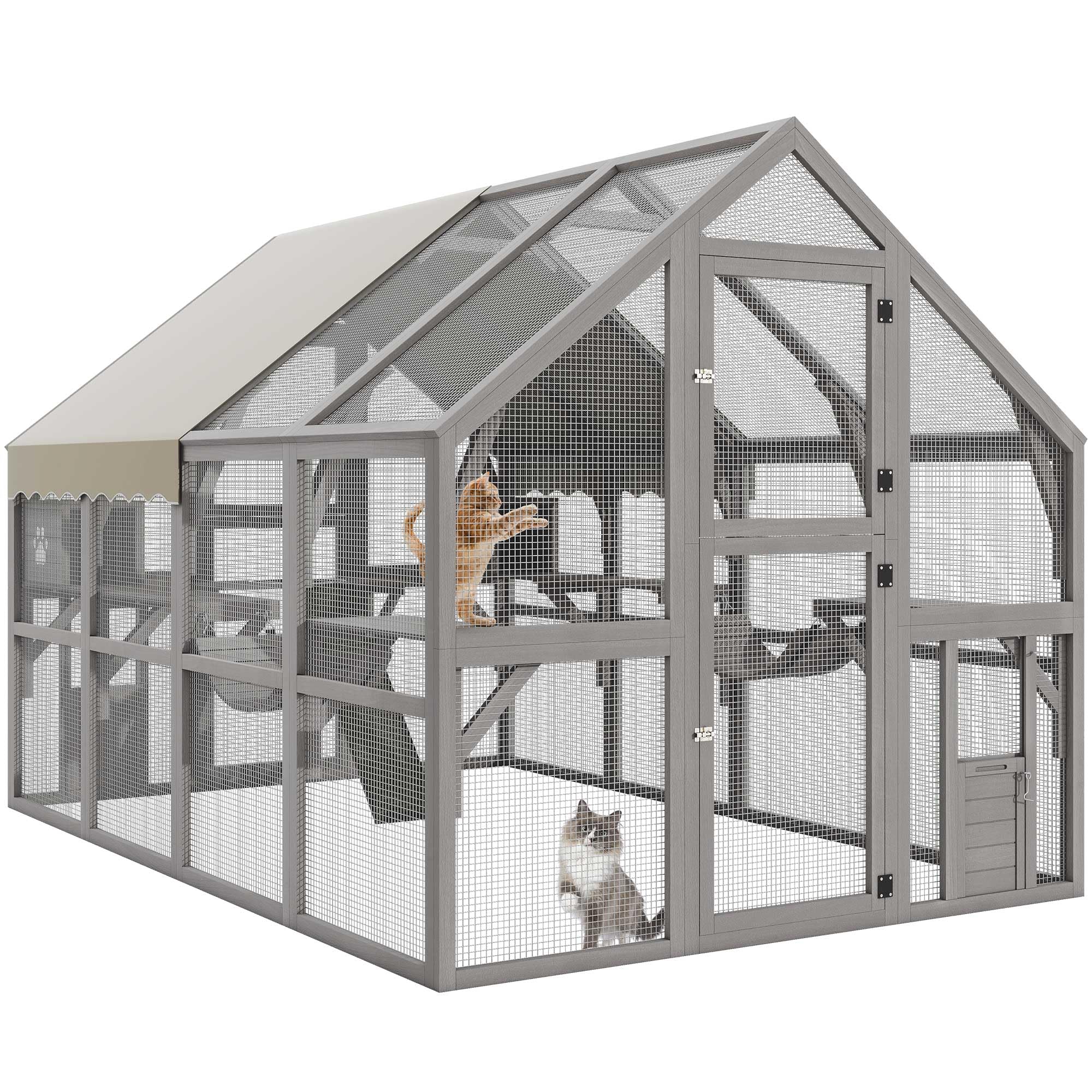 DWVO Extra Large Catio Outdoor Cat Enclosure