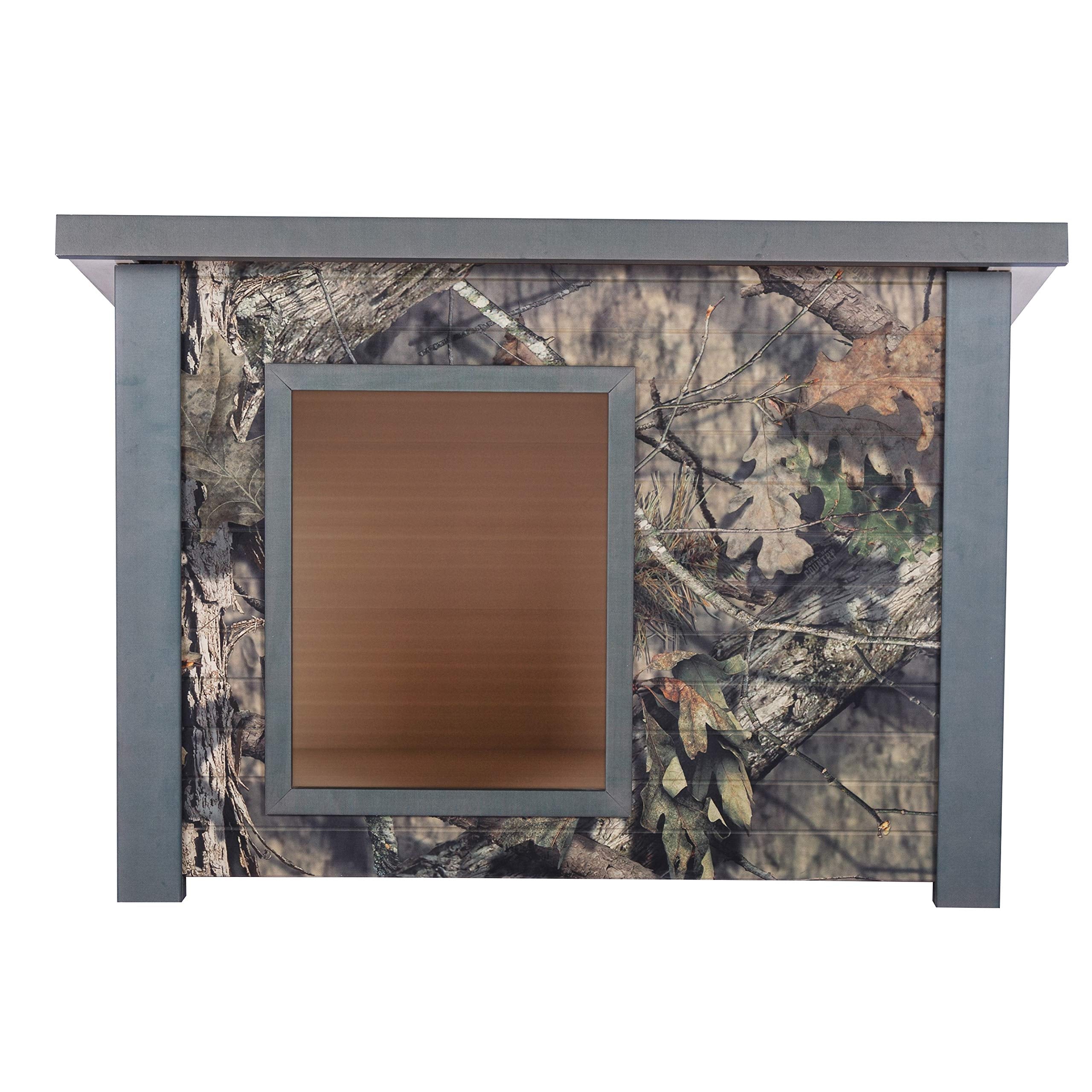 New Age Pet ECOFLEX Rustic Outdoor Dog House - Medium, Mossy Oak - Model ECOH206M