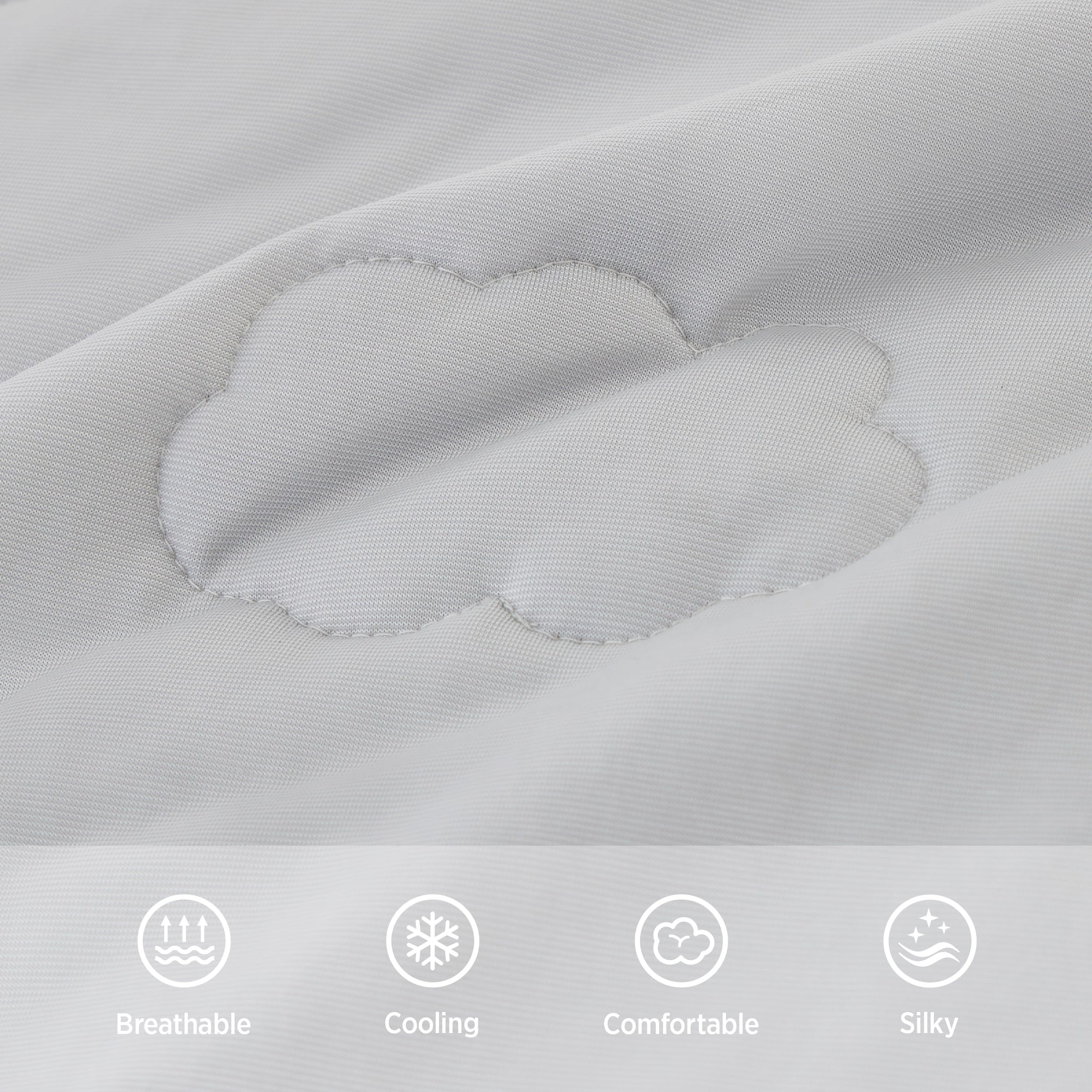 Lesure Premium Cooling Dog Blankets for Bed - Washable Summer Blanket with Q-MAX>0.4,Durable Self Cooling Pet Mat, Grey, 60x80