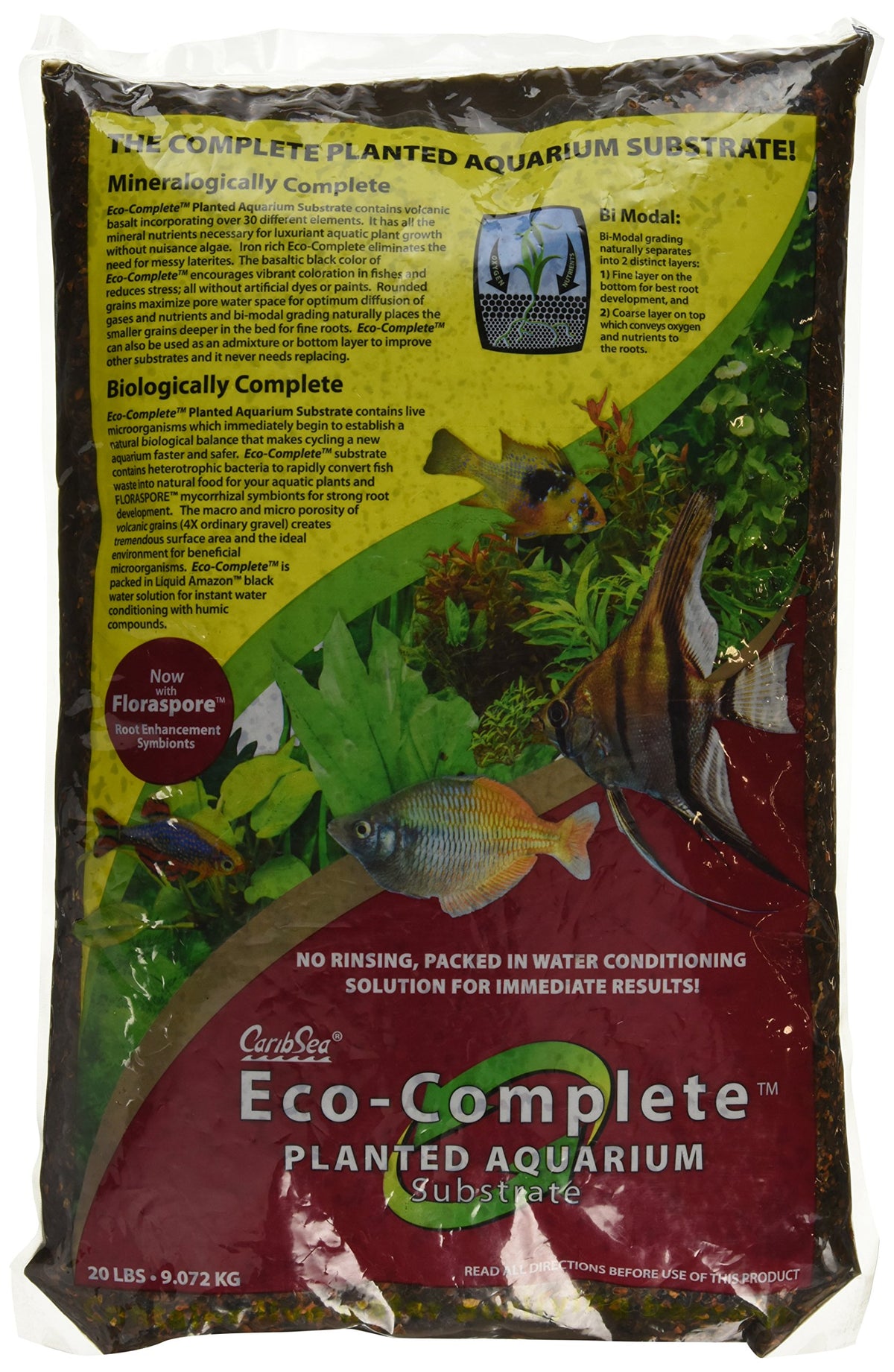 Carib Sea ACS00771 Planted Substrate for Aquarium, 2/20-Pound, Red Set ...
