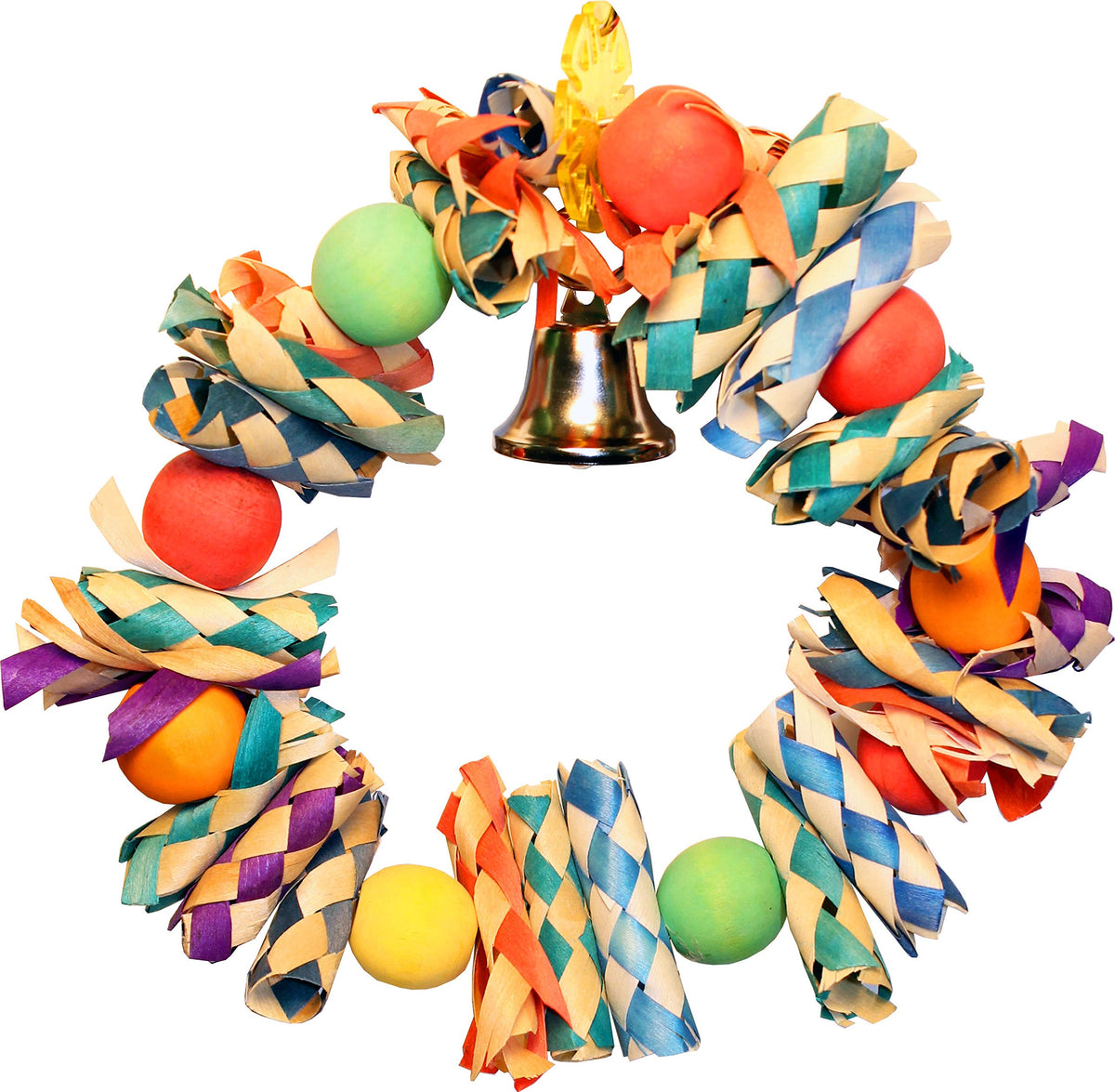 A&E Cage Co 001540 644009 Usa Fiesta Wreath, Small, Multicolor