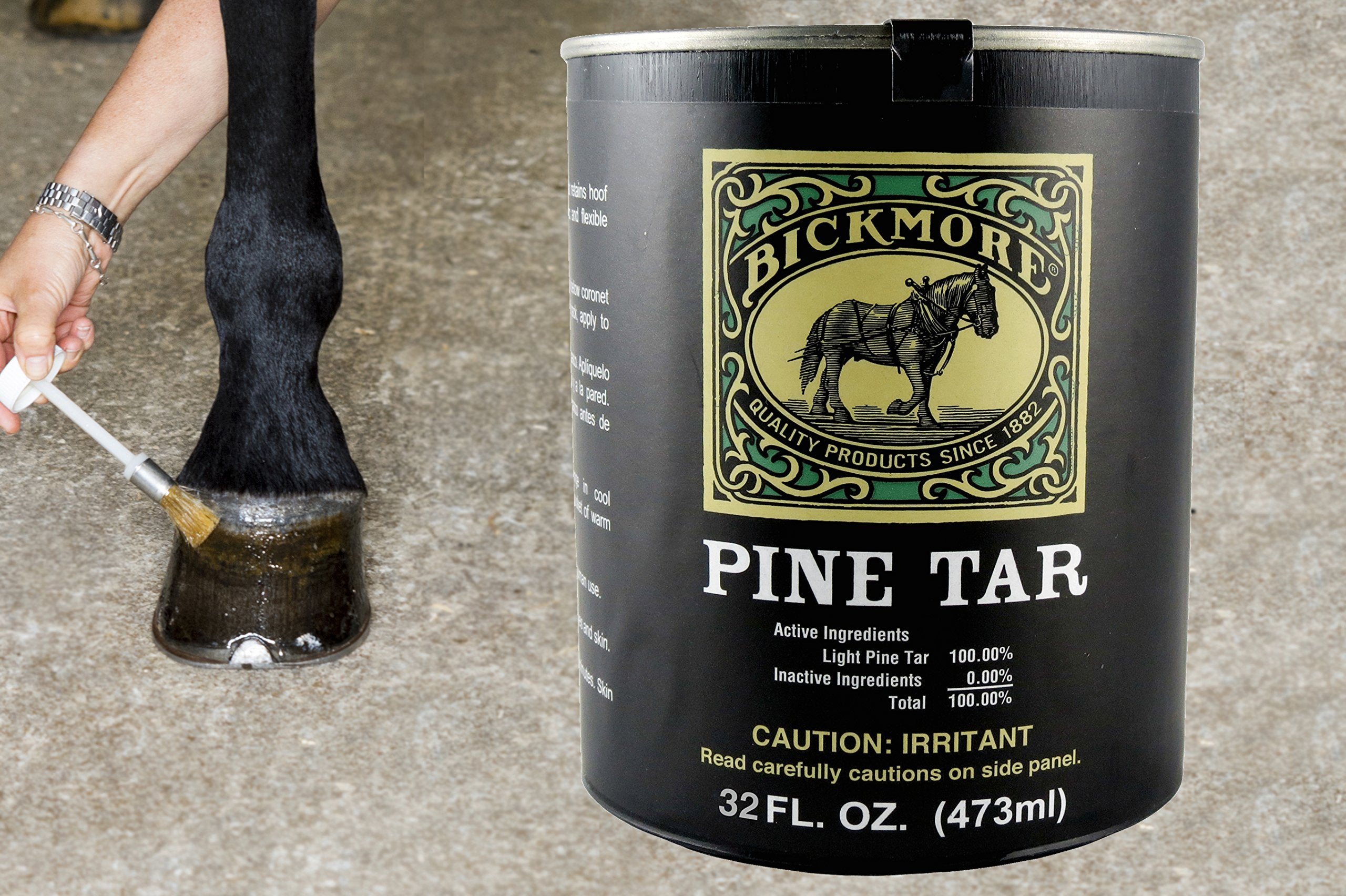 Bickmore Pine Tar 1 Gallon - Hoof Care Formula for Horses