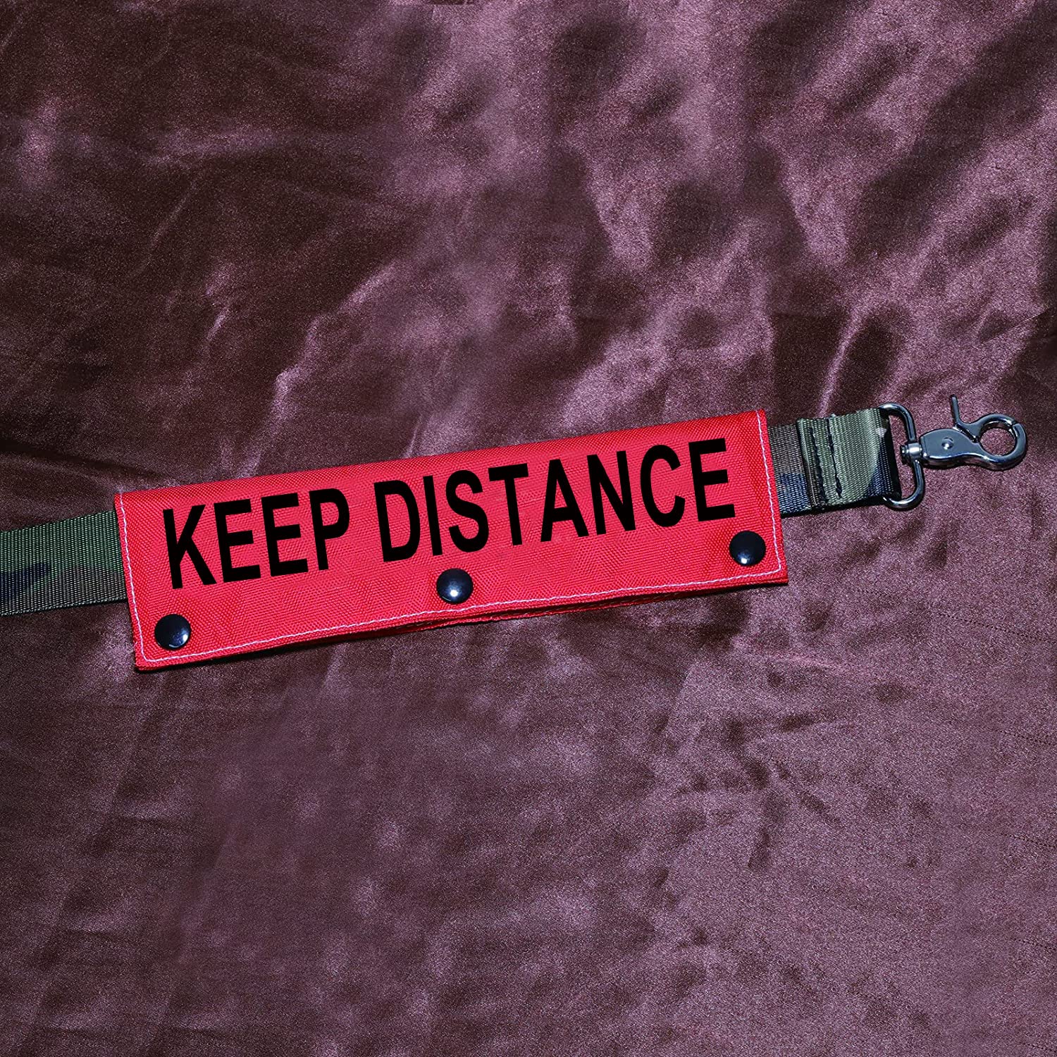 Funny Dog Leash Sleeve Keep Distance Dog Leash Wrap Sleeve Pet Birthday Gift (Keep Distance Ye Sleeve)