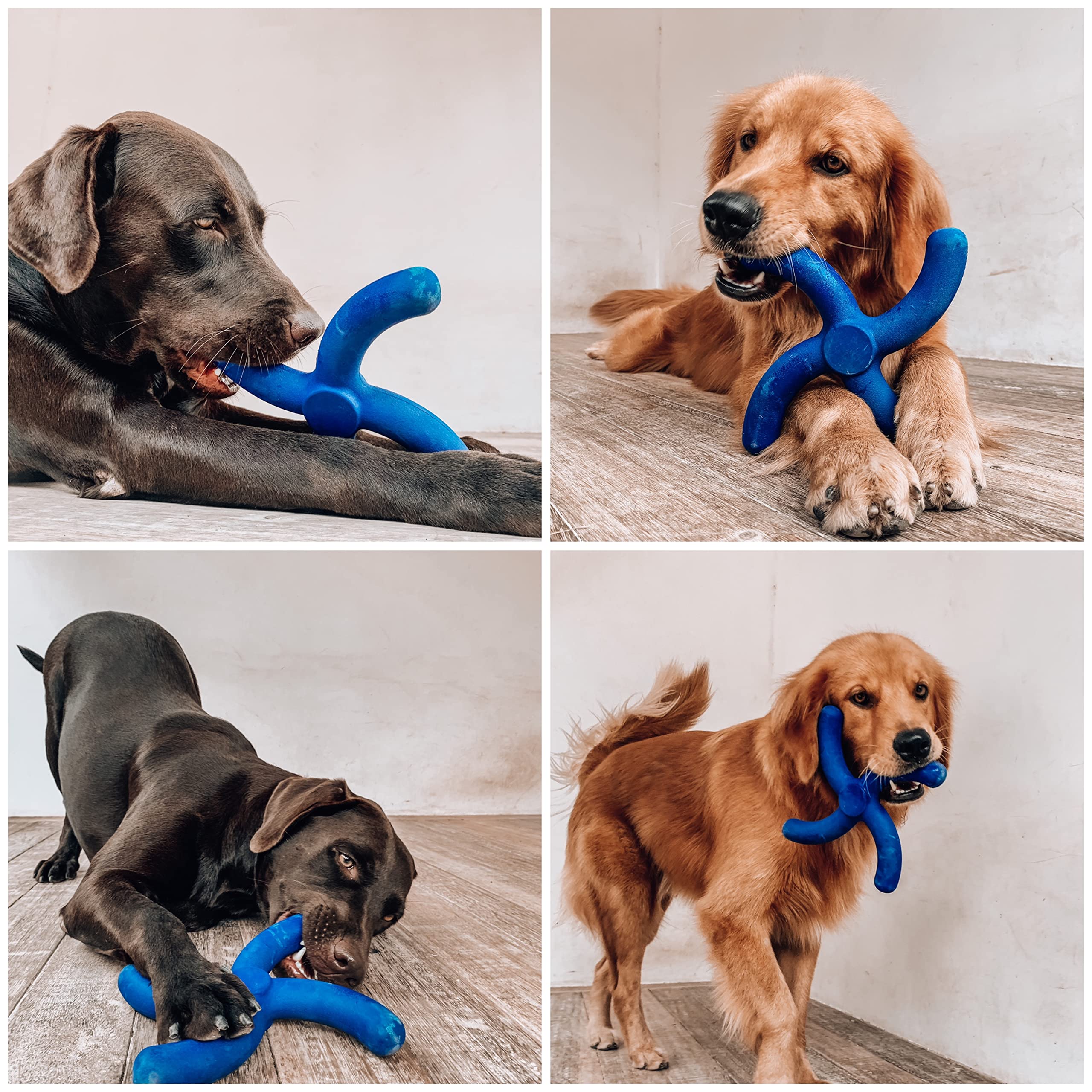 Tuff Pupper Superchewy Tough Boomerang Toy Strong Natural Rubber | Great Dog Fetch Toy | Toy For Dogs | Ultra Durable Chew Toy F