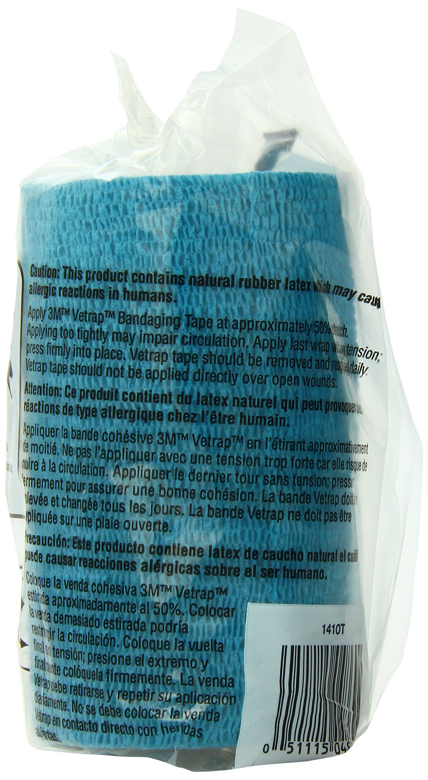 3M (084-1410T) 1410t Vetrap Teal 4x5