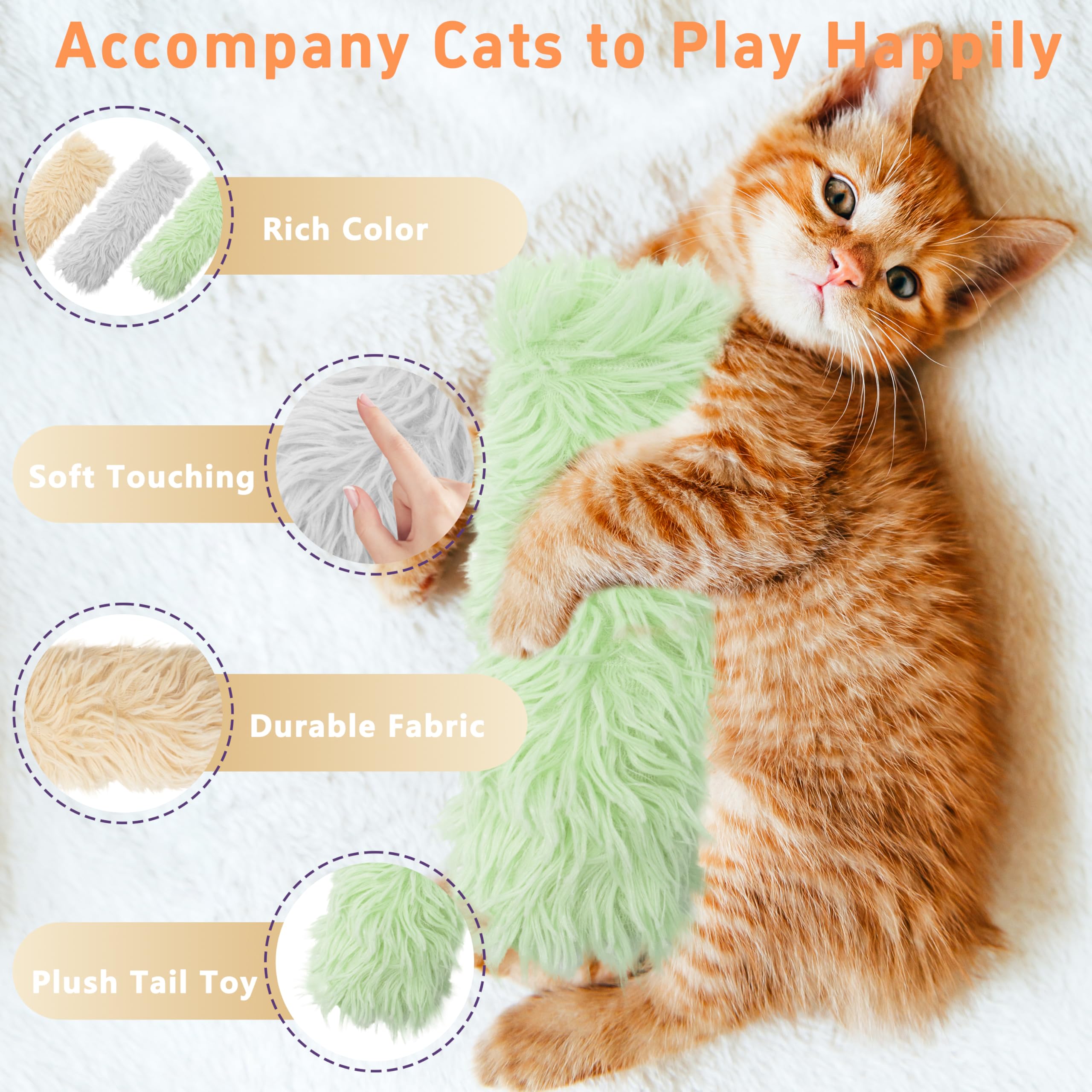 Maiiu 3 Pack Catnip Pillows - Soft And Durable Interactive Cat Kicker Toys With Crinkle Sound For Indoor Companion (Gray Set)