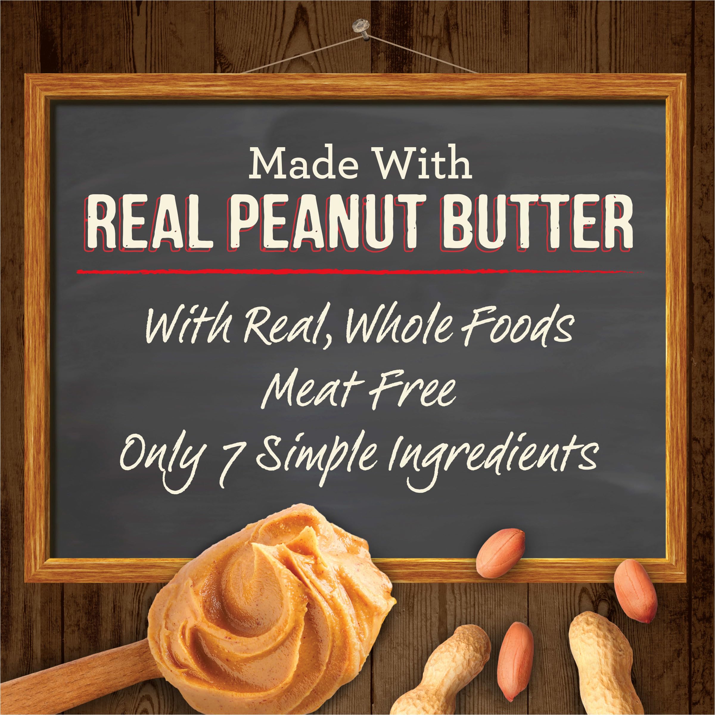 Merrick Oven Baked Dog Treats, Natural Cookies For Dogs, Pawsome Pnut Butter Cookie With Real Peanut Butter - 11 oz. Bag