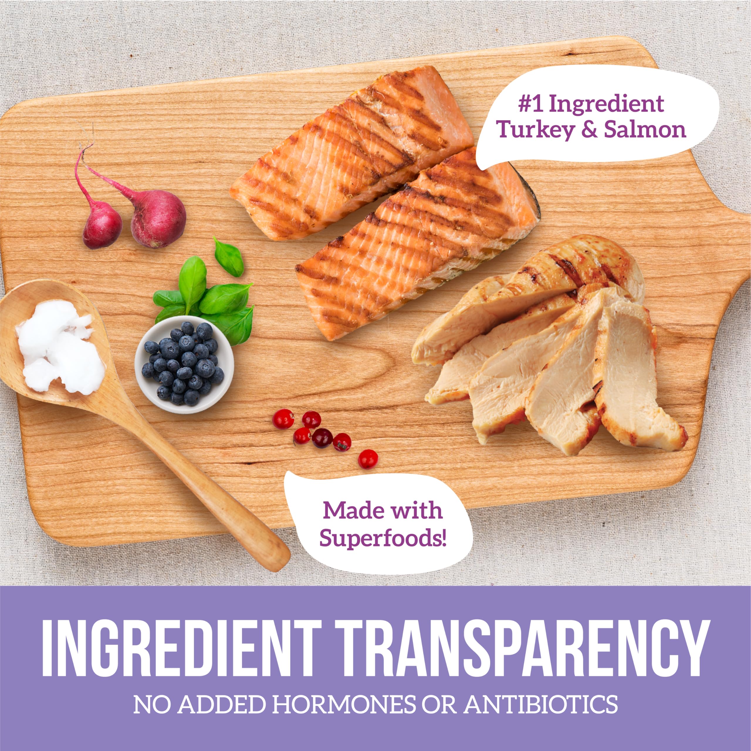 Health Extension Dry Cat Food, (4 lb / 1.81 kg) - Turkey & Salmon Recipe with Whole Vegetables, Berries, Added Vitamins & Minera