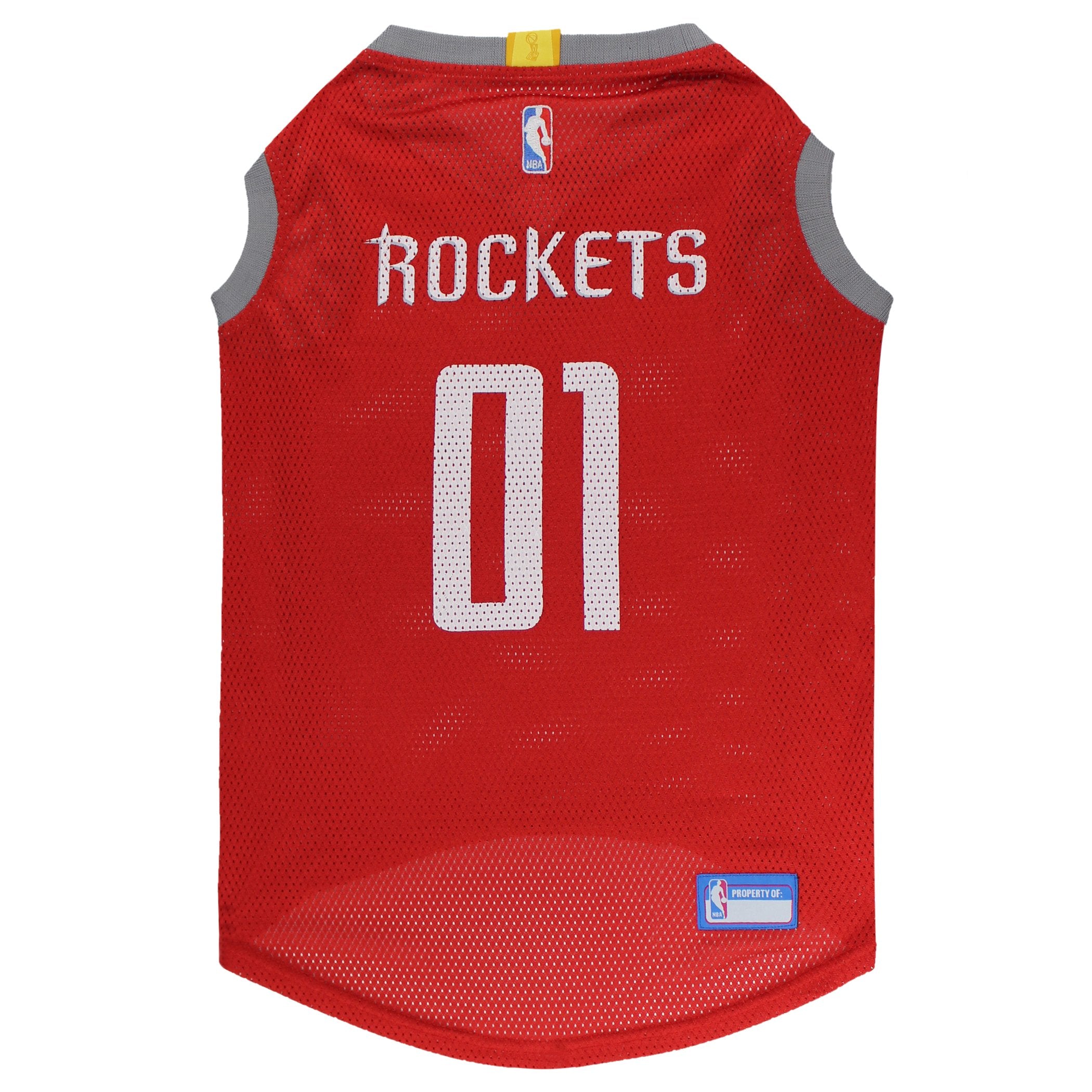 Pets First Nba Houston Rockets Dog Jersey, Medium - Tank Top Basketball Pet Jersey