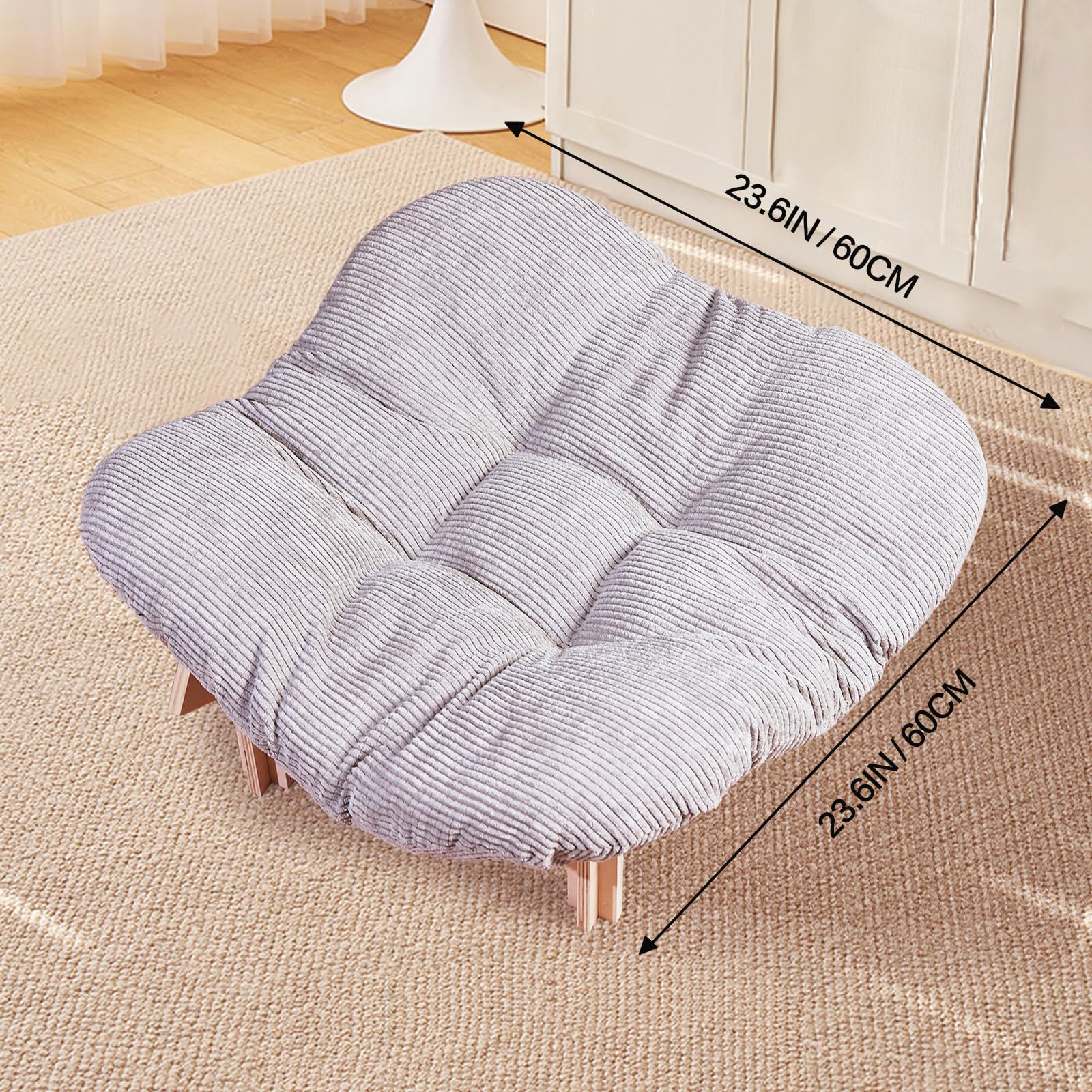 Wooden Elevated Cat Hammock Bed, Featuring A Fluffy And Warm Cuddle Bed, Wooden Cat Furniture Can Fit Cat Scratch Mat,Scratcher