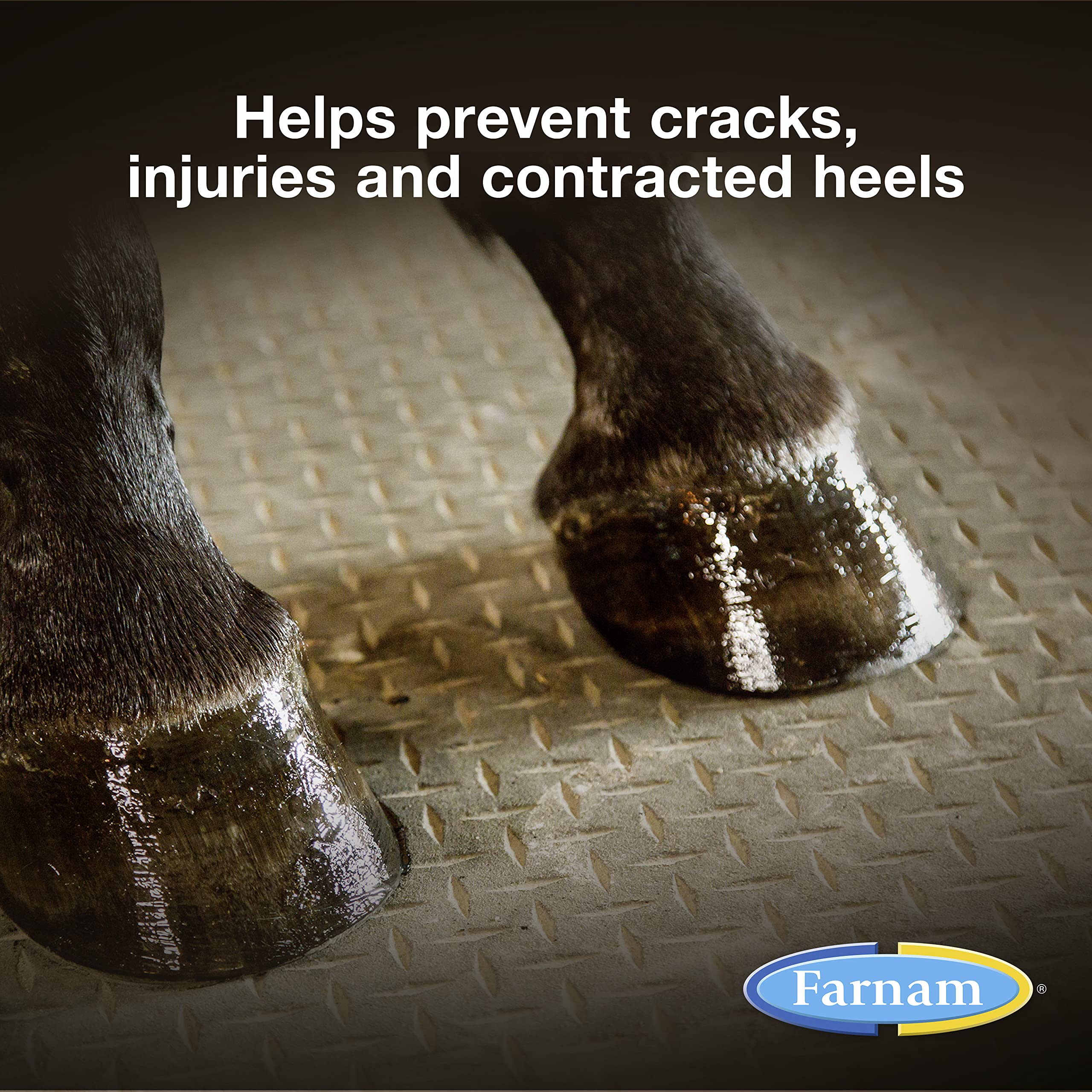 Farnam Rain Maker Triple Action Hoof Oil for Horses Moisturizer and Conditioner, Attracts, Absorbs and Retains Moisture, Contain