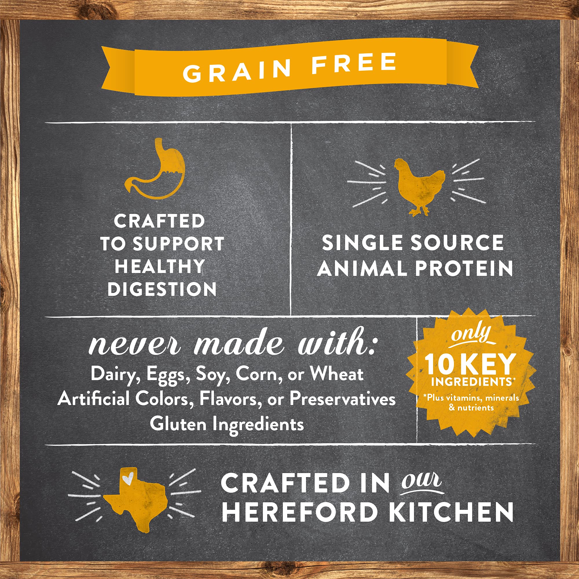 Merrick Limited Ingredient Diet Grain Free Dry Dog Food, Premium And Healthy Kibble, Salmon And Sweet Potato - 4.0 lb. Bag