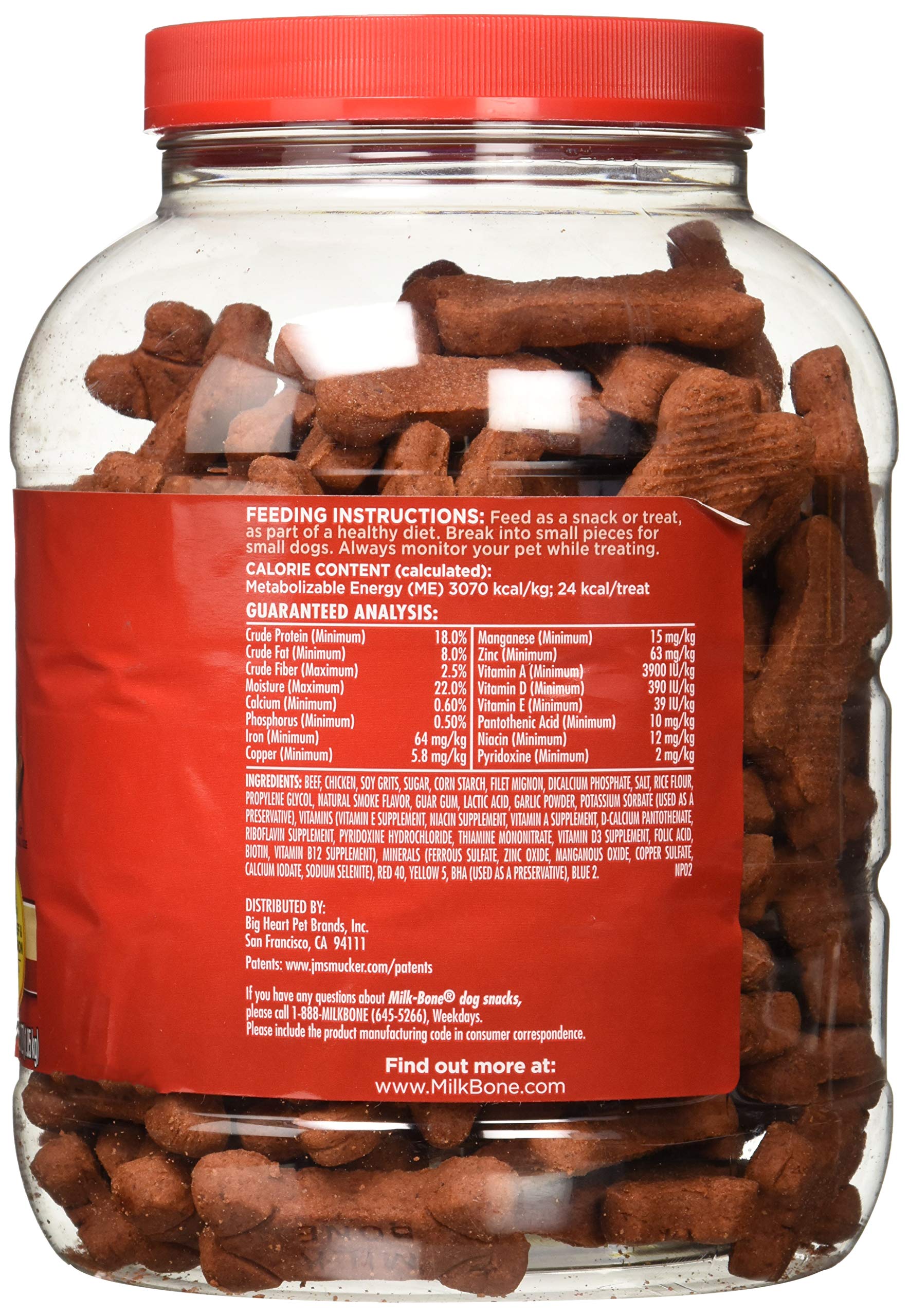Milk Bone Soft & Chewy Dog Snacks (Beef & Filet Mignon Recipe) 37Oz