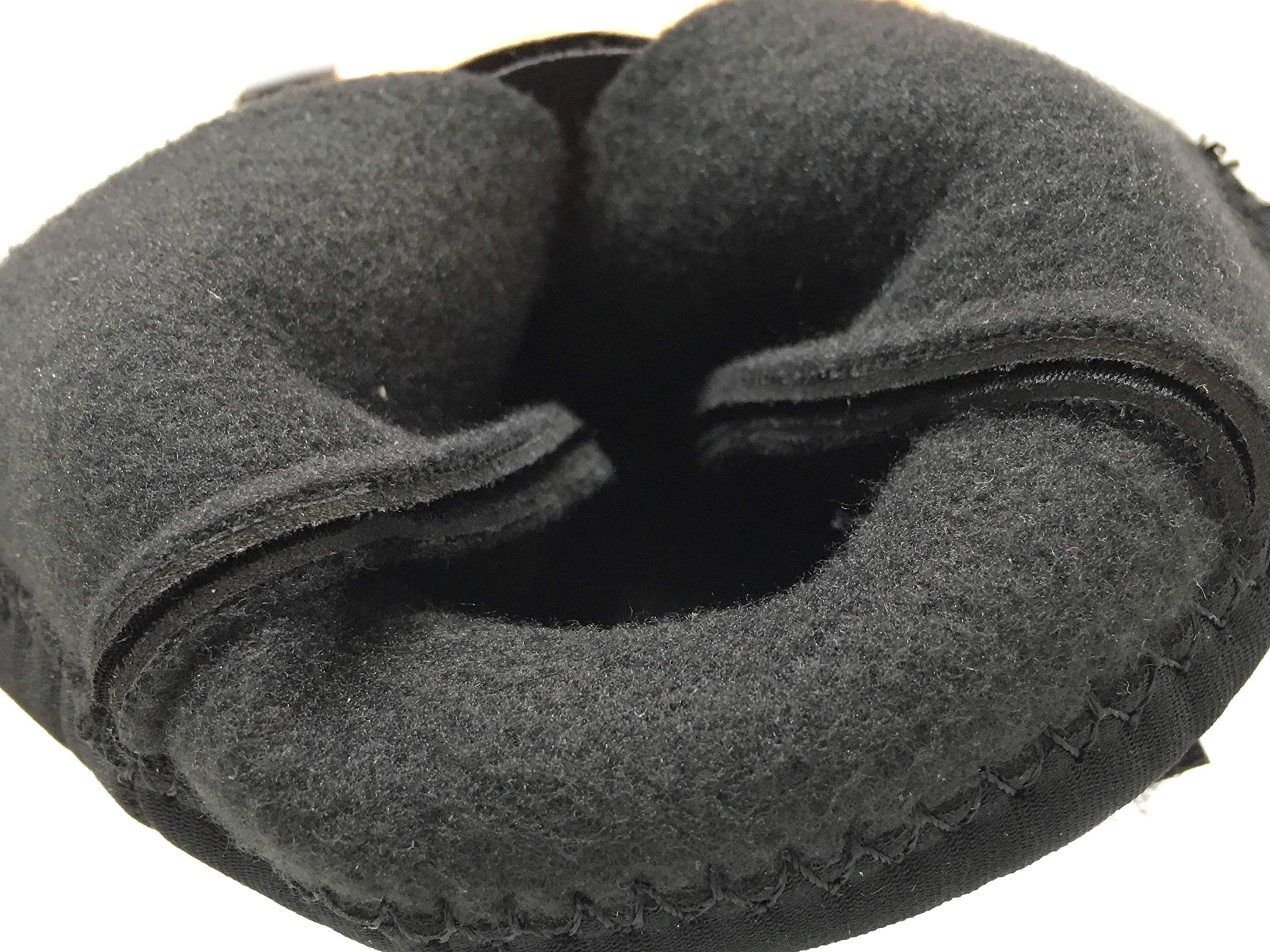 All Weather Neoprene Paw Protector Dog Boots With Reflective Straps In 5 Sizes! (Black Large)