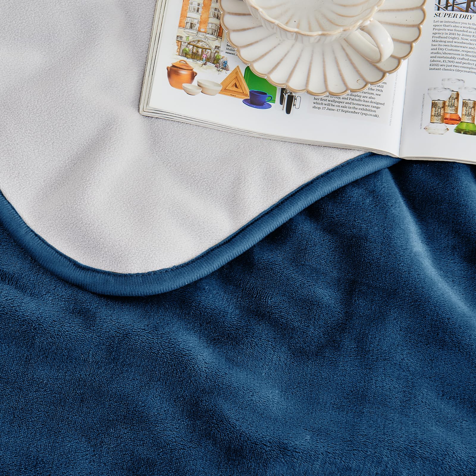 Yaning Waterproof Blanket 80x90 for Adults, Reversible Waterproof Bed Cover for Dogs Cats Pets, Soft Leakproof Blanket for Bed C