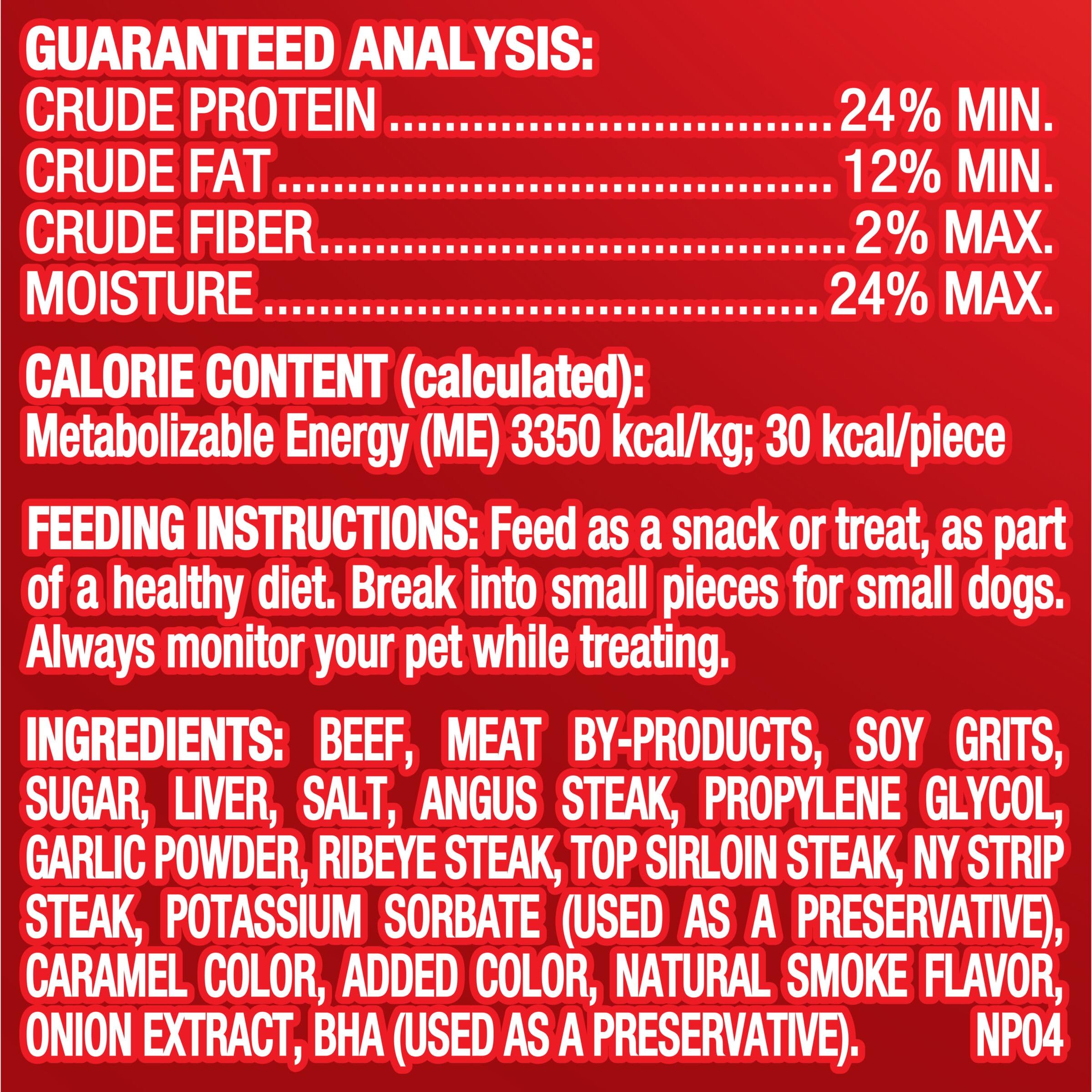 Pup-Peroni Dog Treats, Triple Steak Flavor, 5.6 Ounce (Pack of 8), Ribeye, Top Sirloin, NY Strip Flavors