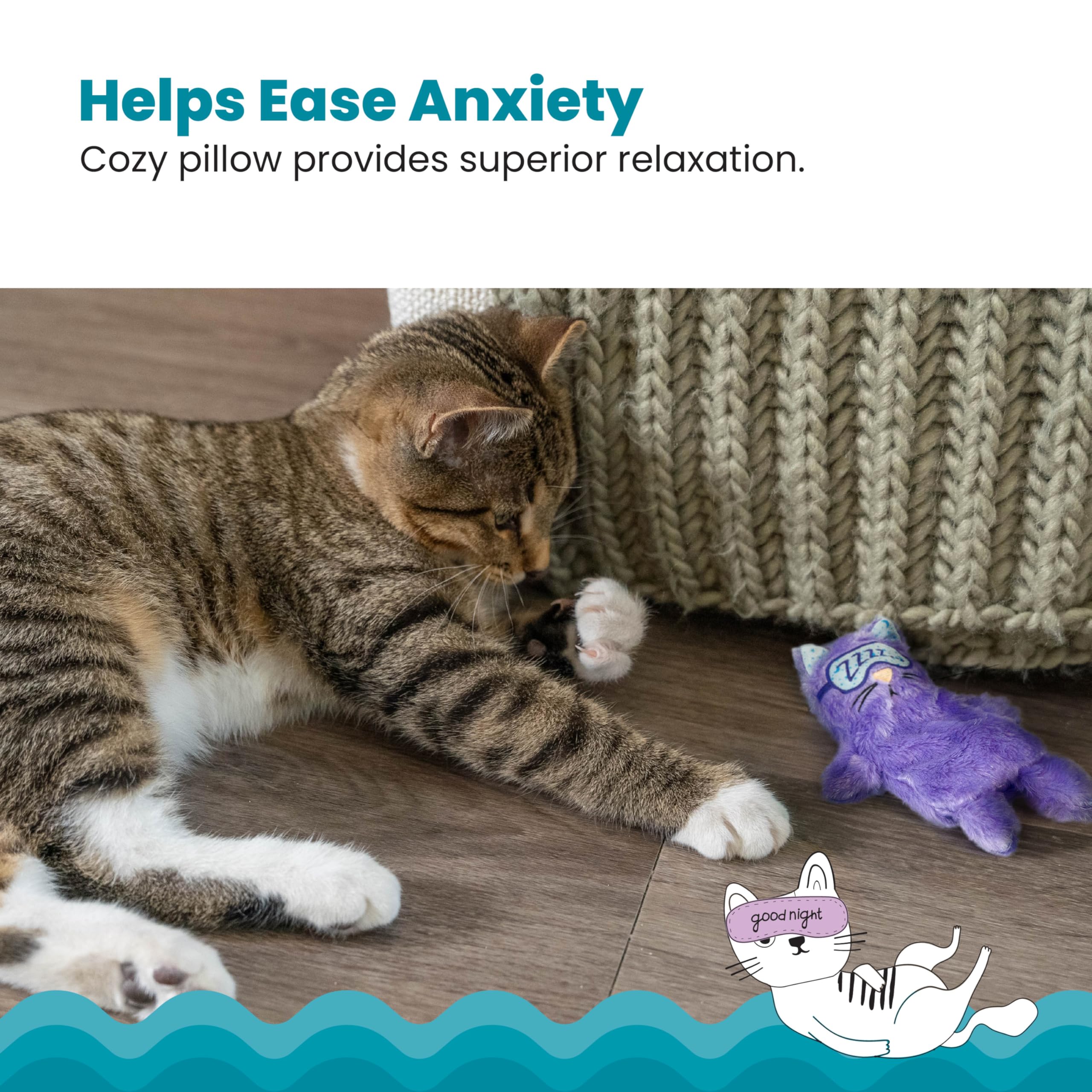 Catstages Purr Pillow Kitty Soothing Plush Cat Toy