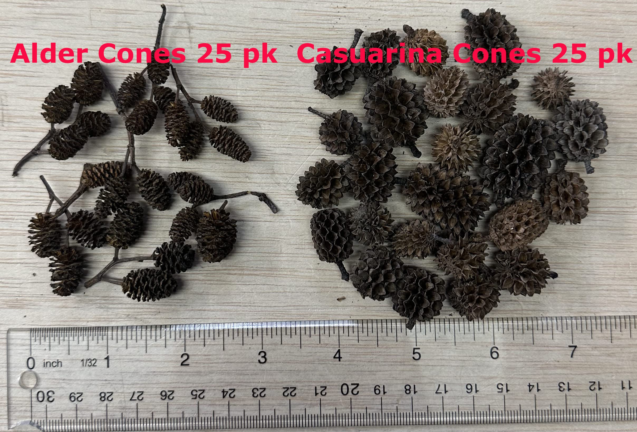 Alder & Casuarina Cones Betta Shrimp Tank Promotes Natural Habitat, Breeding, Tannin Producing Improves Immunity, Easy to Use, b