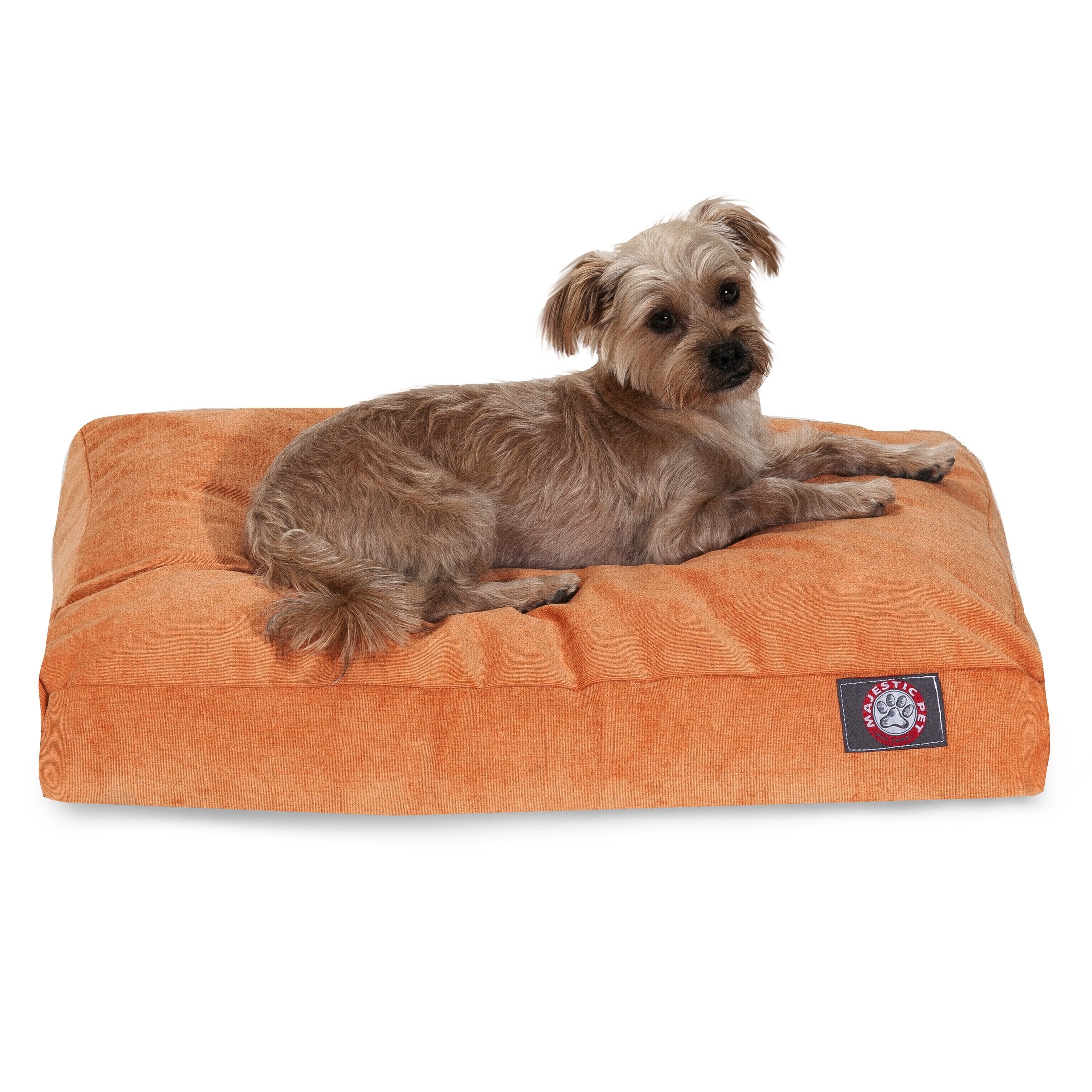 Orange Villa Collection Large Rectangle Pet Dog Bed