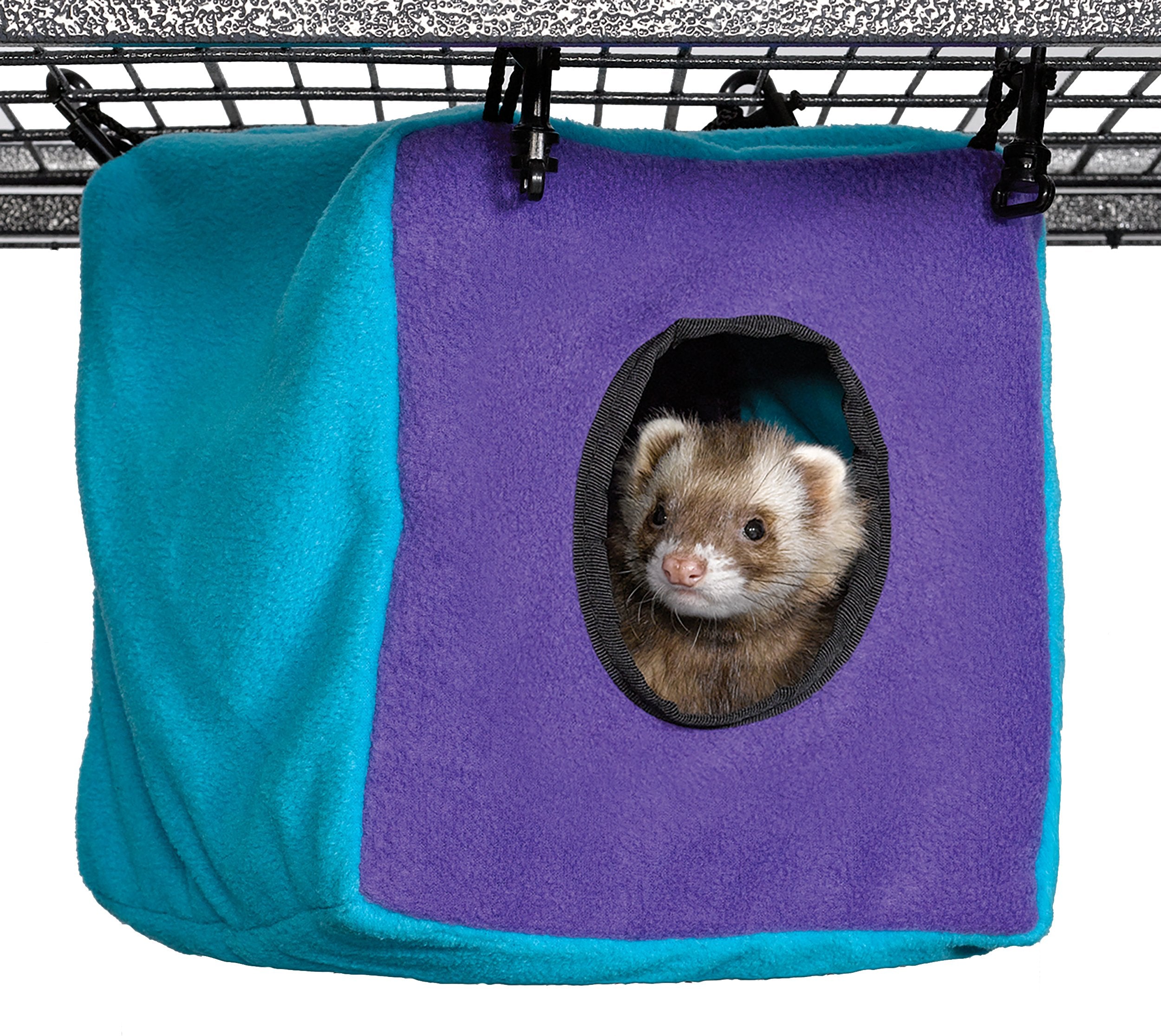 Midwest Homes For Pets Ferret Nation Cozy Cube For Ferret Nation & Critter Nation Small Animal Cages | Measures 8.5L X 8.5W X 9H - Inches