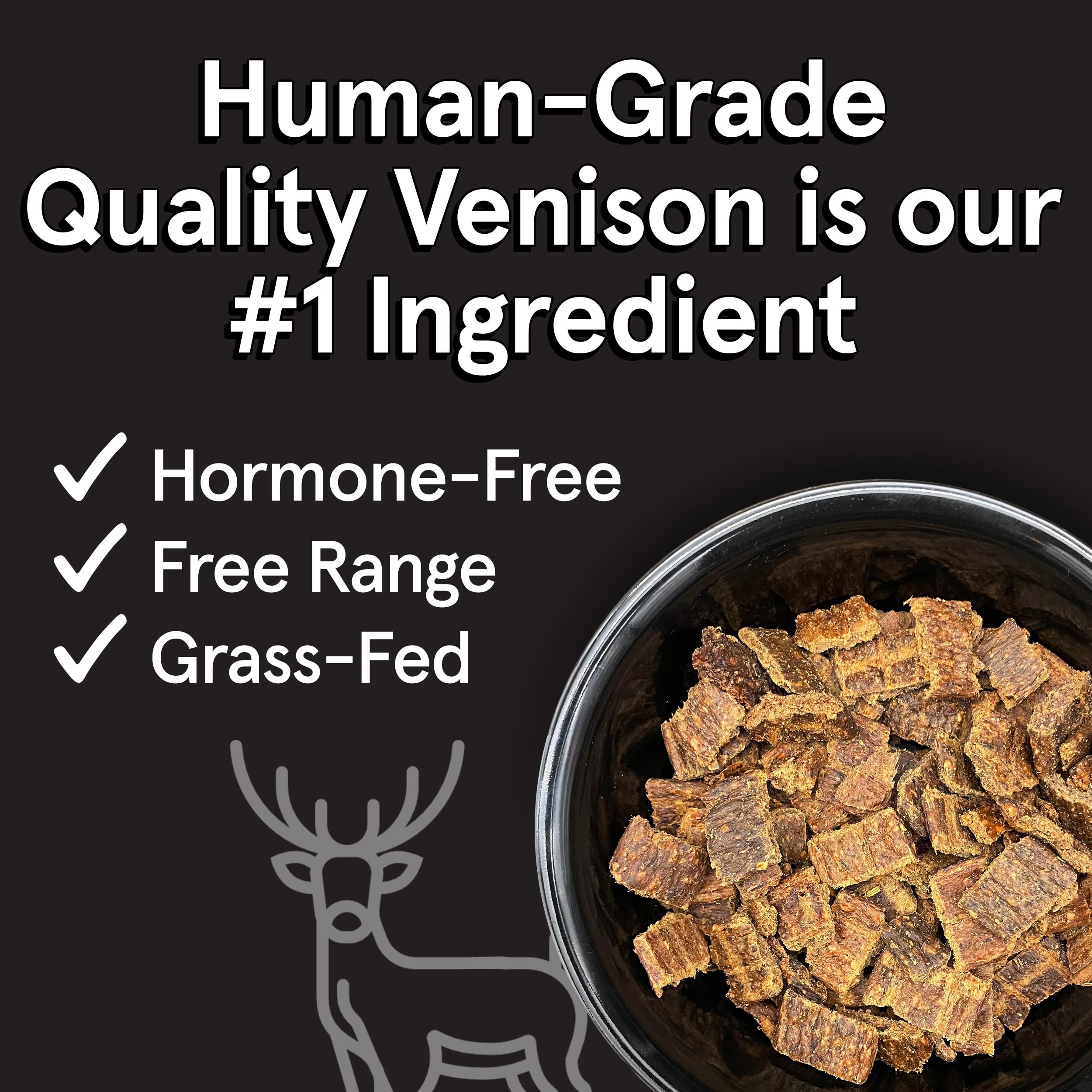 TRMC Real Meat Air-Dried Venison Dog Food 5lb