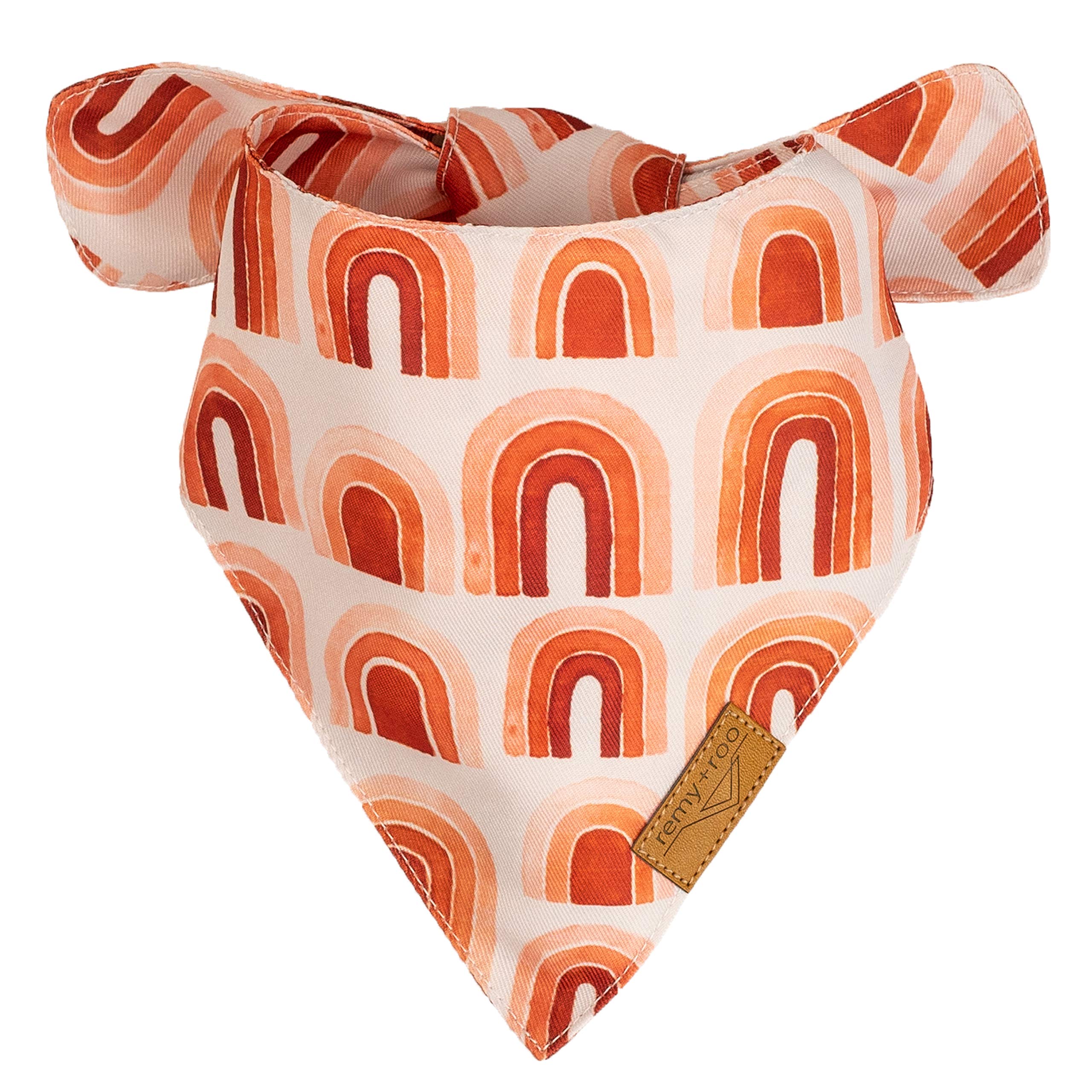 Remy+Roo Dog Bandanas - 4 Pack  Rubi Set  Premium Durable Fabric  Unique Shape  Adjustable Fit  Multiple Sizes Offered  (Large)