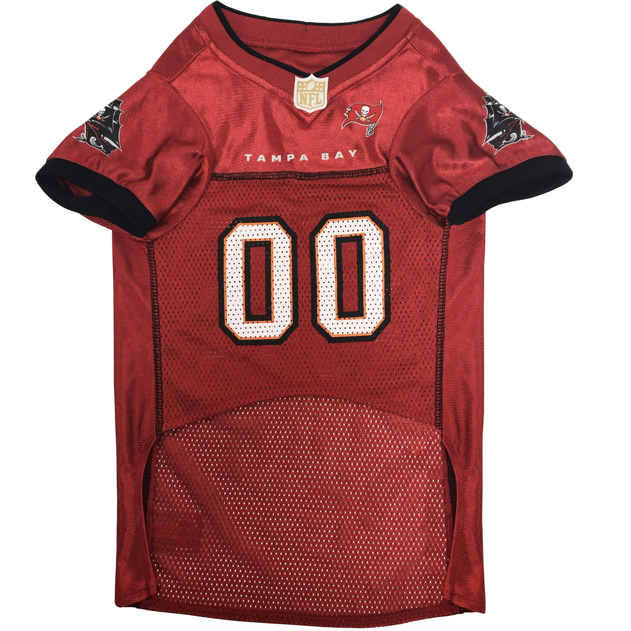 NFL Tampa Bay Buccaneers Red Mesh Pet Football Jersey (Medium)