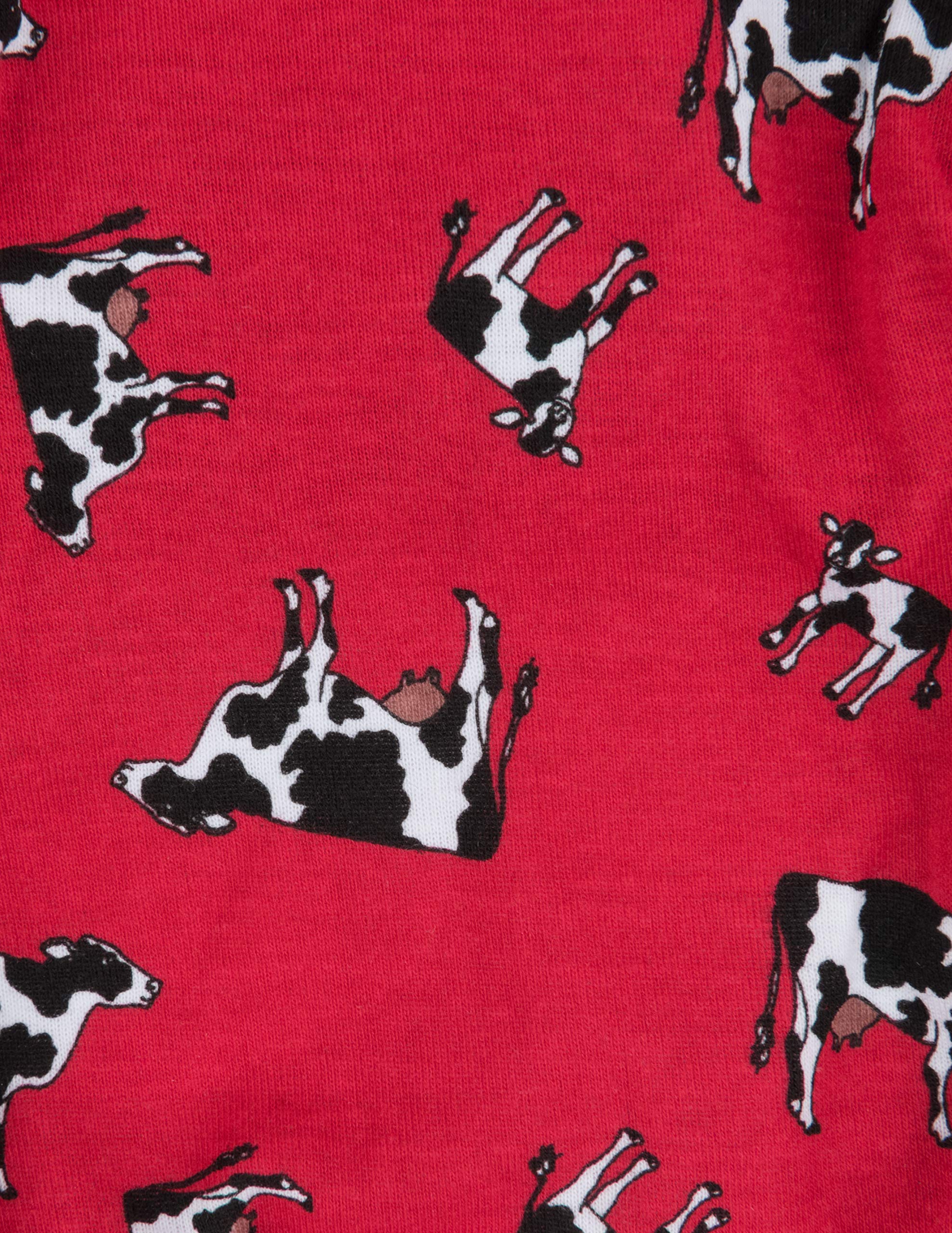 Leveret Matching Dog Pajamas Christmas Pjs 100% Cotton Cow Size X-Small