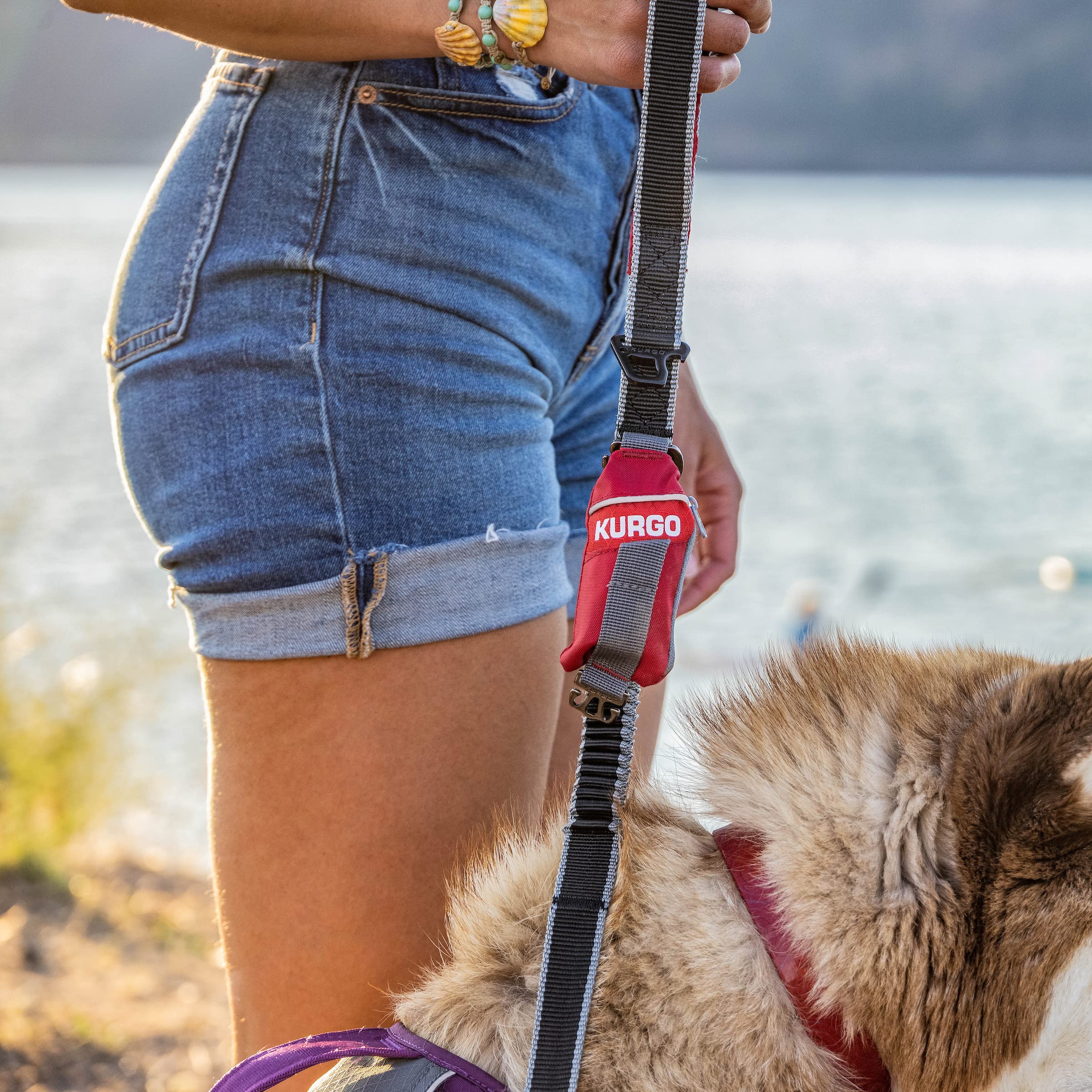 Kurgo Duty Bag For Dogs, Refillable Dog Poop Bag Dispenser, Dispenser With Dog Waste Bags, Attaches To Any Leash, Machine Washable, Universal Design, Convenient, Hook For Used Waste Bags