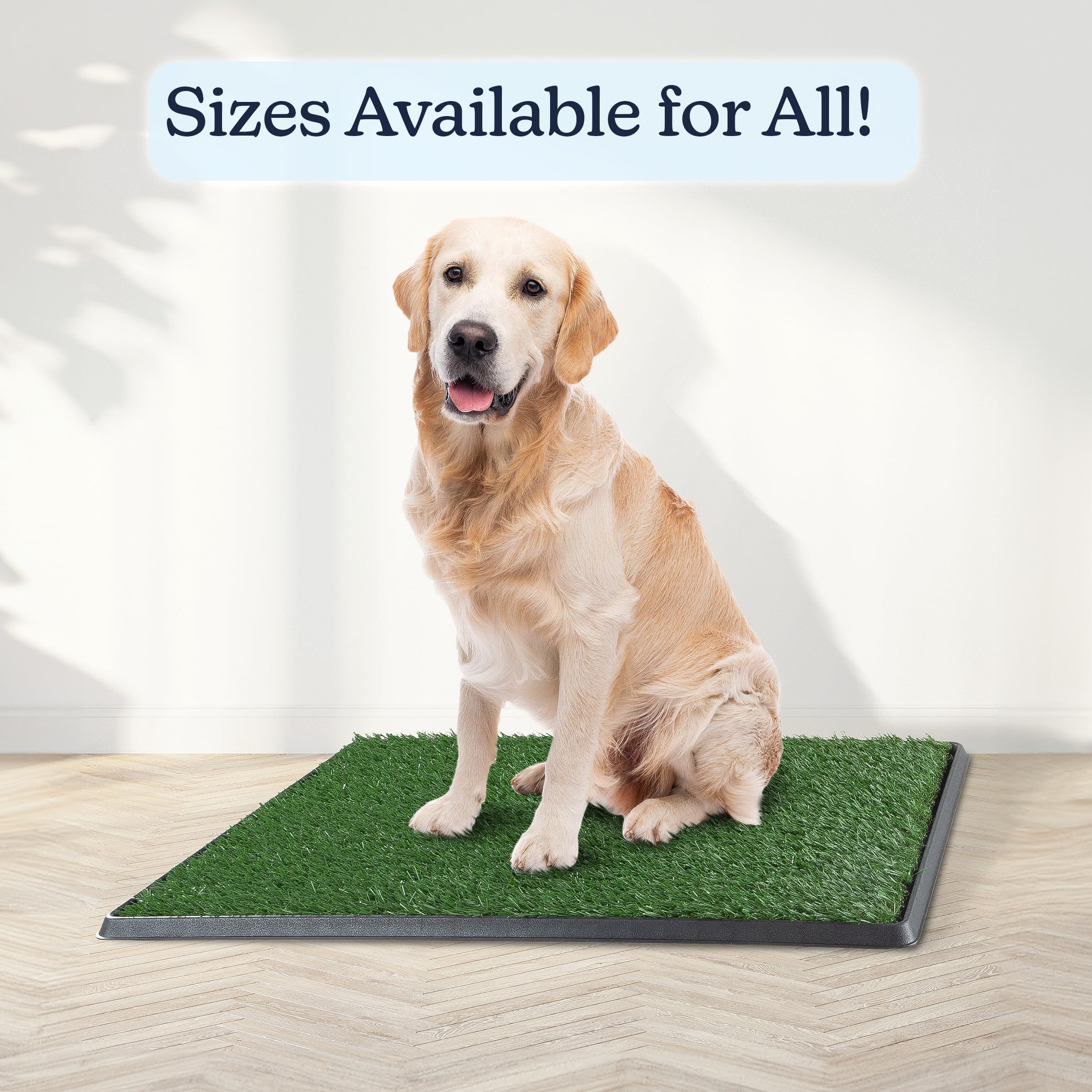 Artificial Grass Puppy Pee Pad For Dogs And Small Pets - 20X30 Reusable 4-Layer Training Potty Pad With Tray - Dog Housebreaking