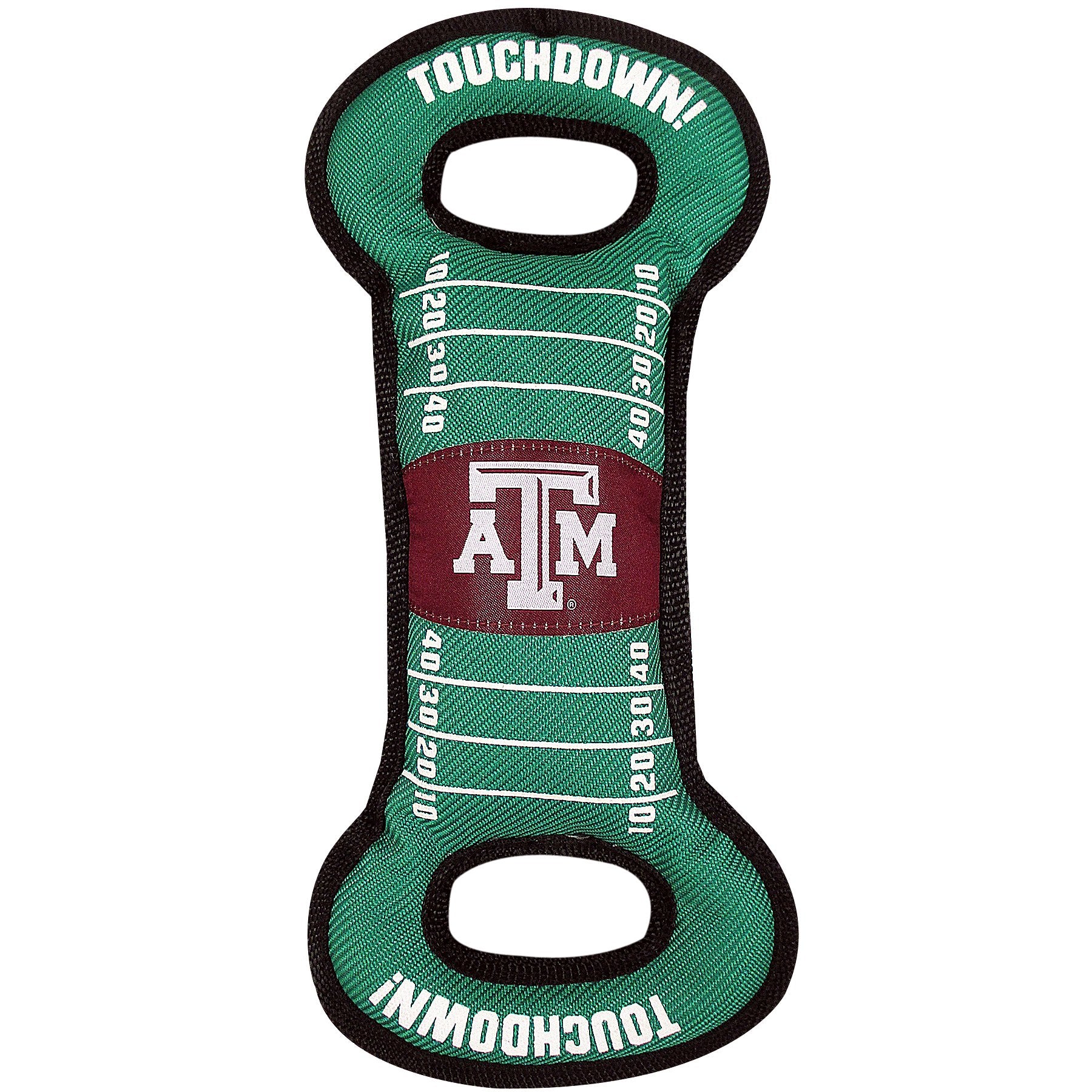 Ncaa Football Field Dog Toy With Squeaker. - Texas A&M Aggies - For Tug, Toss, And Fetch. - Tough& Durable Pet Toy