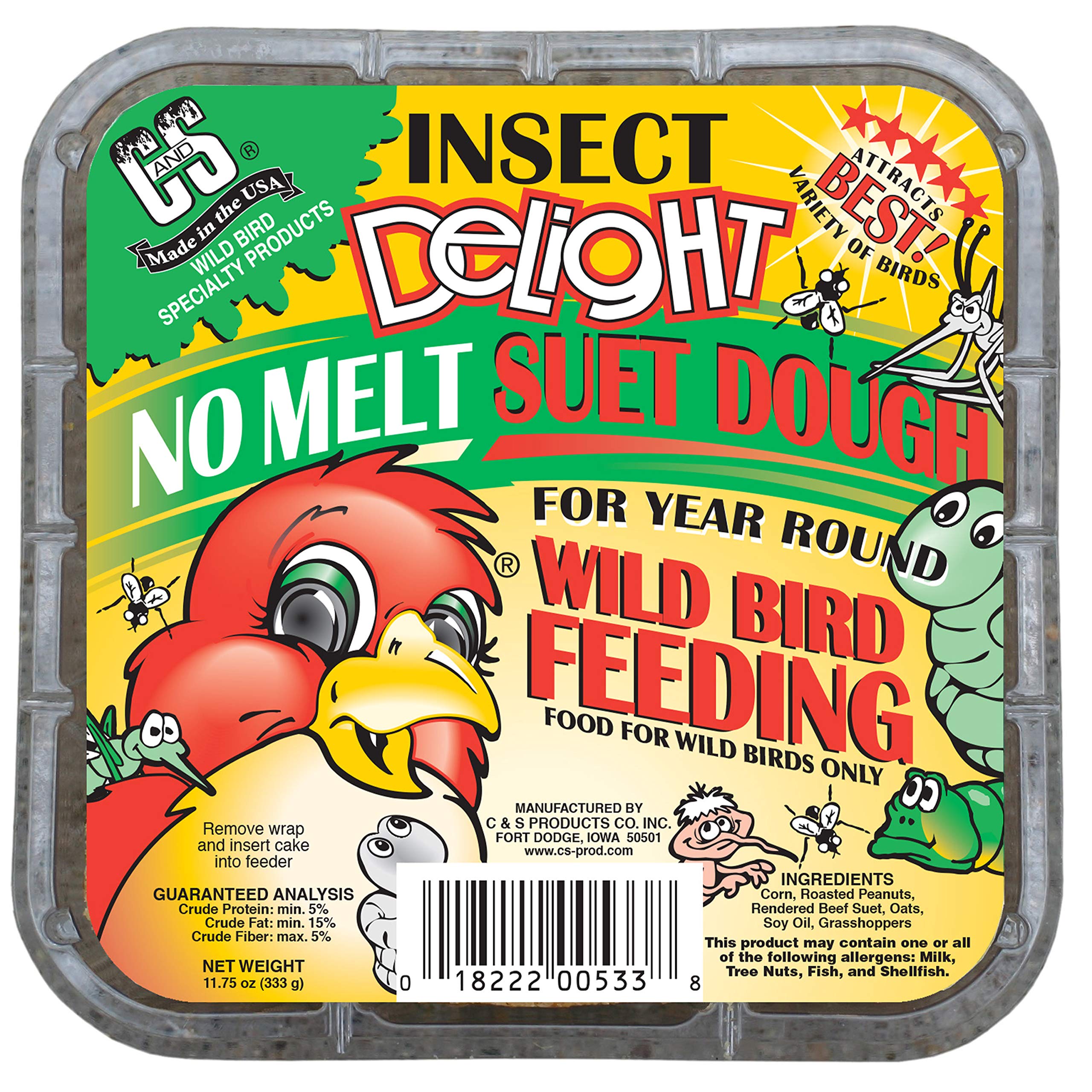 C&S Insect Delight No-Melt Suet Dough