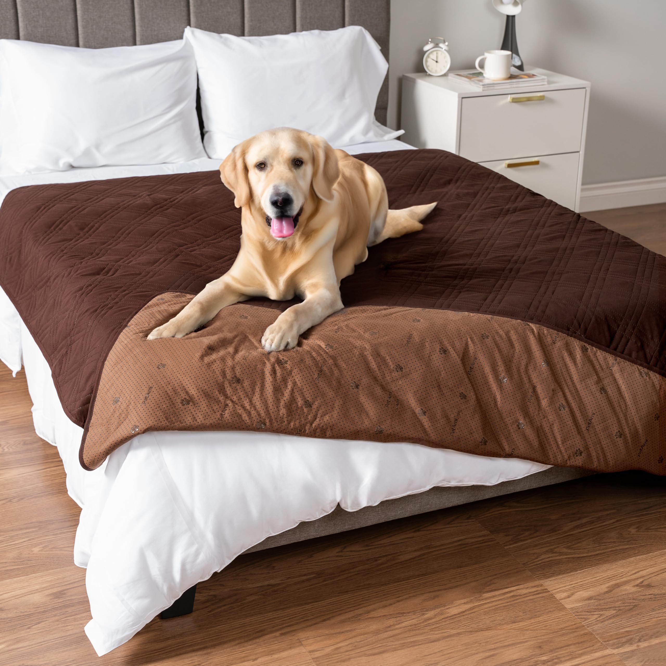 PetAmi Waterproof Bed Cover for Dogs, Waterproof Pet Blanket Couch Cover, Reversible Furniture Cover Sofa Protector for Pet Cat 