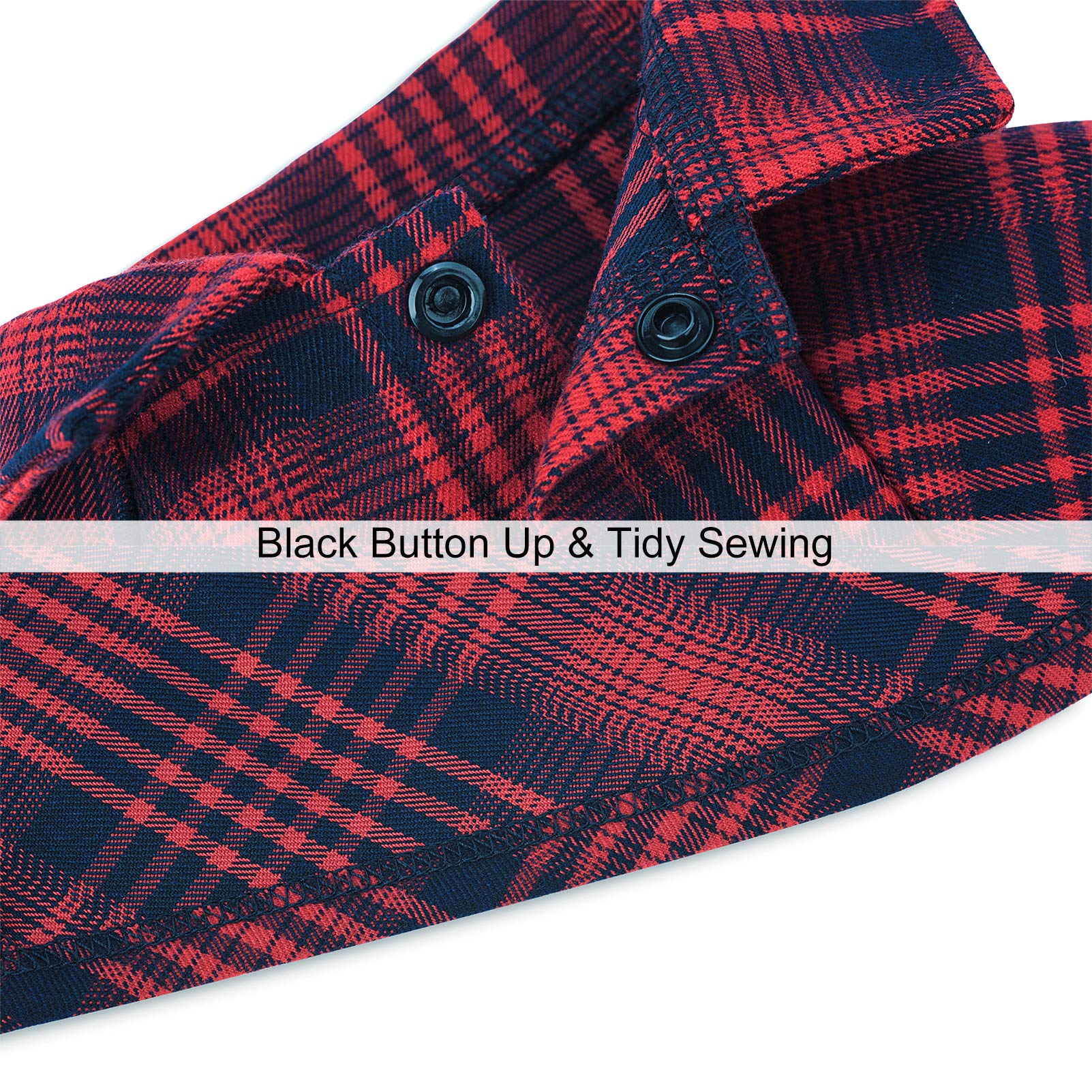 Ctilfelix Dog Shirt Plaid For Small Dogs Cats Puppy Boy Girl Dog Clothes Soft Pet T-Shirt Breathable Cat Shirt Clothes Tee Adorable Halloween Thanksgiving [Red#2; Xs]