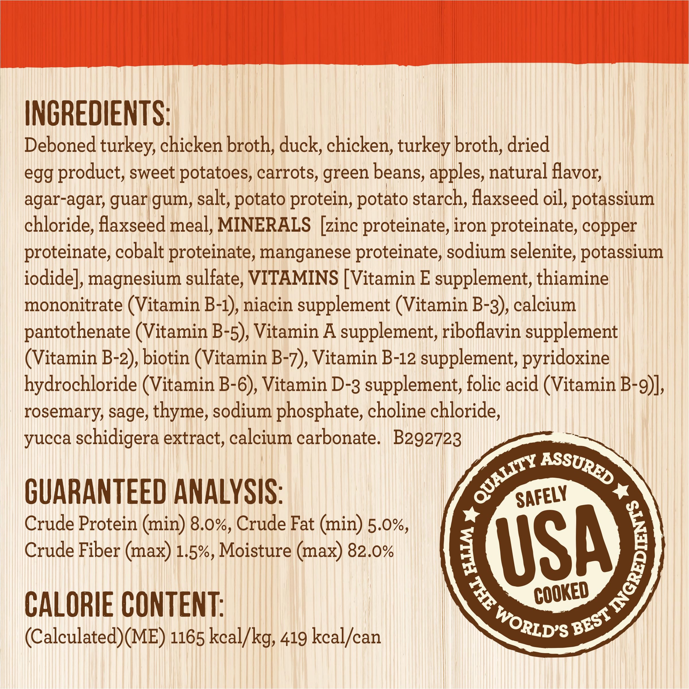 Merrick Grain Free Wet Dog Food, Premium And Wholesome Gluten Free Canned Adult Dog Food, Turducken Recipe - (Pack of 12) 12.7 o