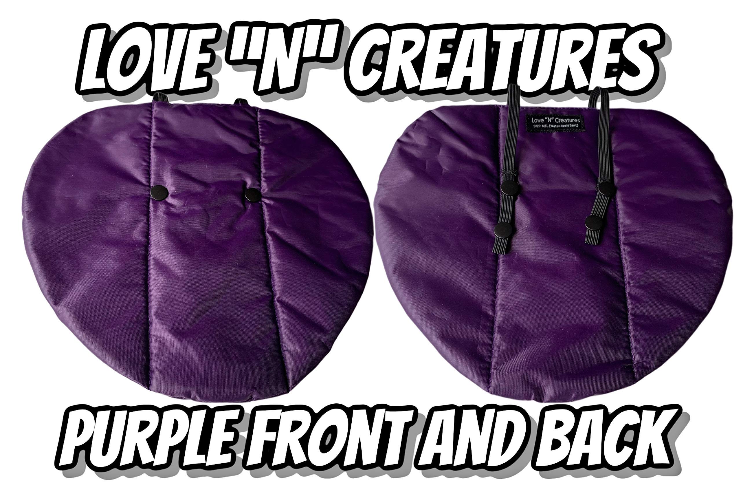 Lovencreatures - Diva Edition - Chicken Saddle Jacket (2 Apron Pack) Hen Supplies W/Over The Wing Poultry Feather Saver | Hackle