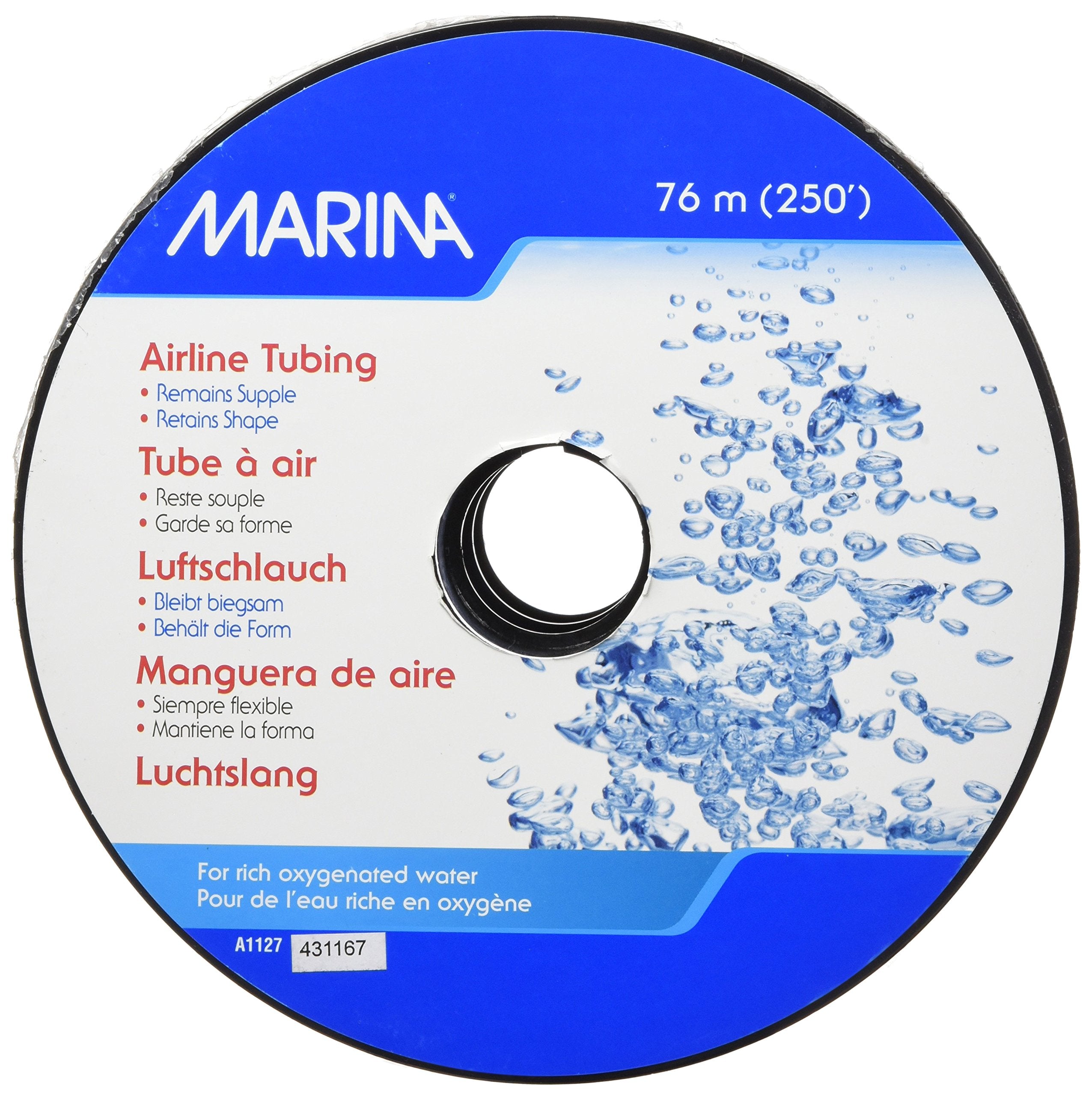 Elite Silicone Airline Tubing For Aquarium, 250-Feet, Blue