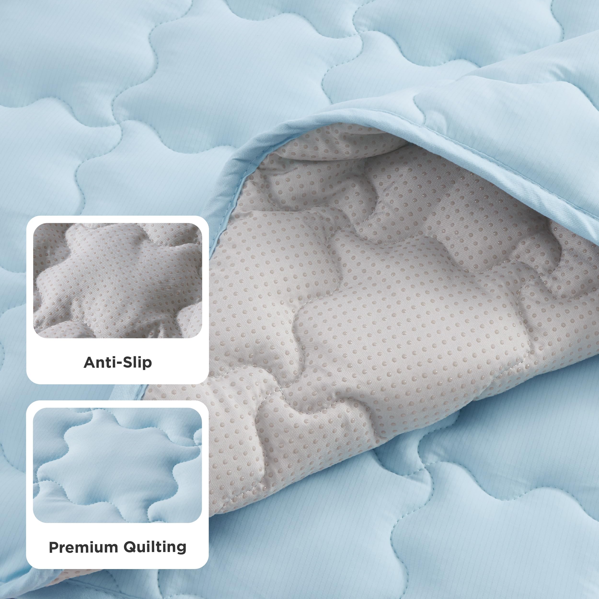 Bedsure Cooling Mat For Medium Dogs - 29X21 Thin Washable Cooling Pet Pad For Cat, Qmax>0.5, Portable Kennel Puppy Bed For Summe