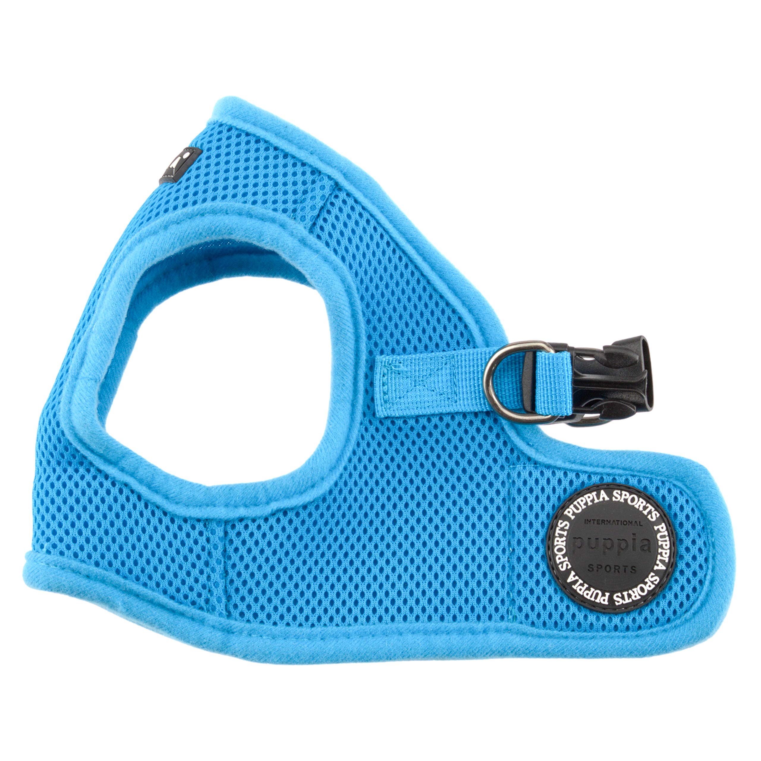 PUPPIA International Harness Soft B Vest, Large, Sky Blue