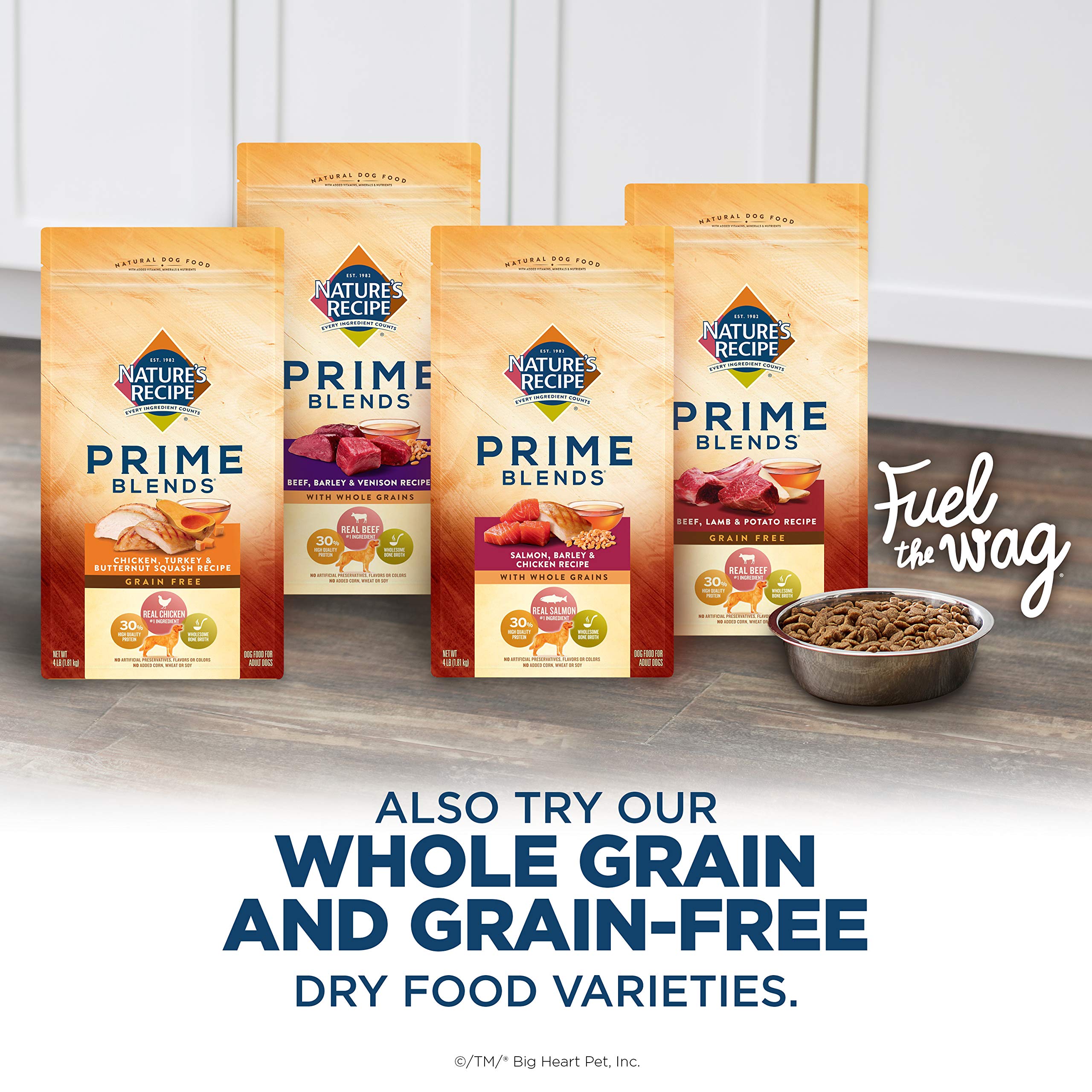 Nature s Recipe Natures Recipe 2.75 Ounce Grain Free Chicken & Beef, Chicken & Turkey, Chicken & Lamb Wet Dog Food Variety Pack