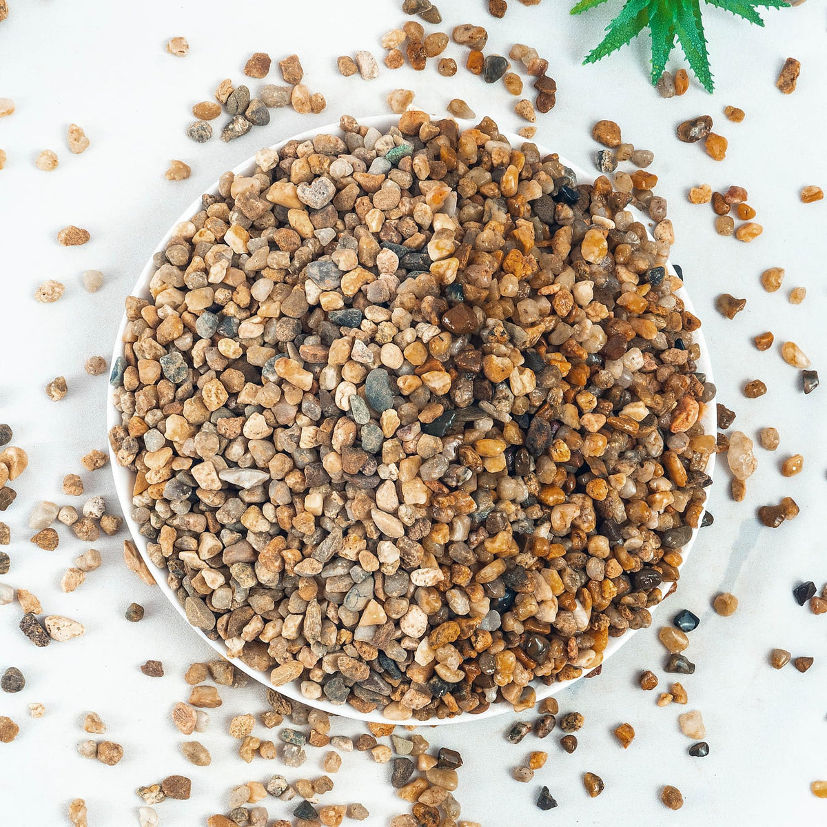 Vinics 5 Lbs Aquarium Gravel, 3-6Mm Fish Tank Gravel, Succulent Cactus Pea Gravel For Indoor Plants, River Rocks For Gardening, 