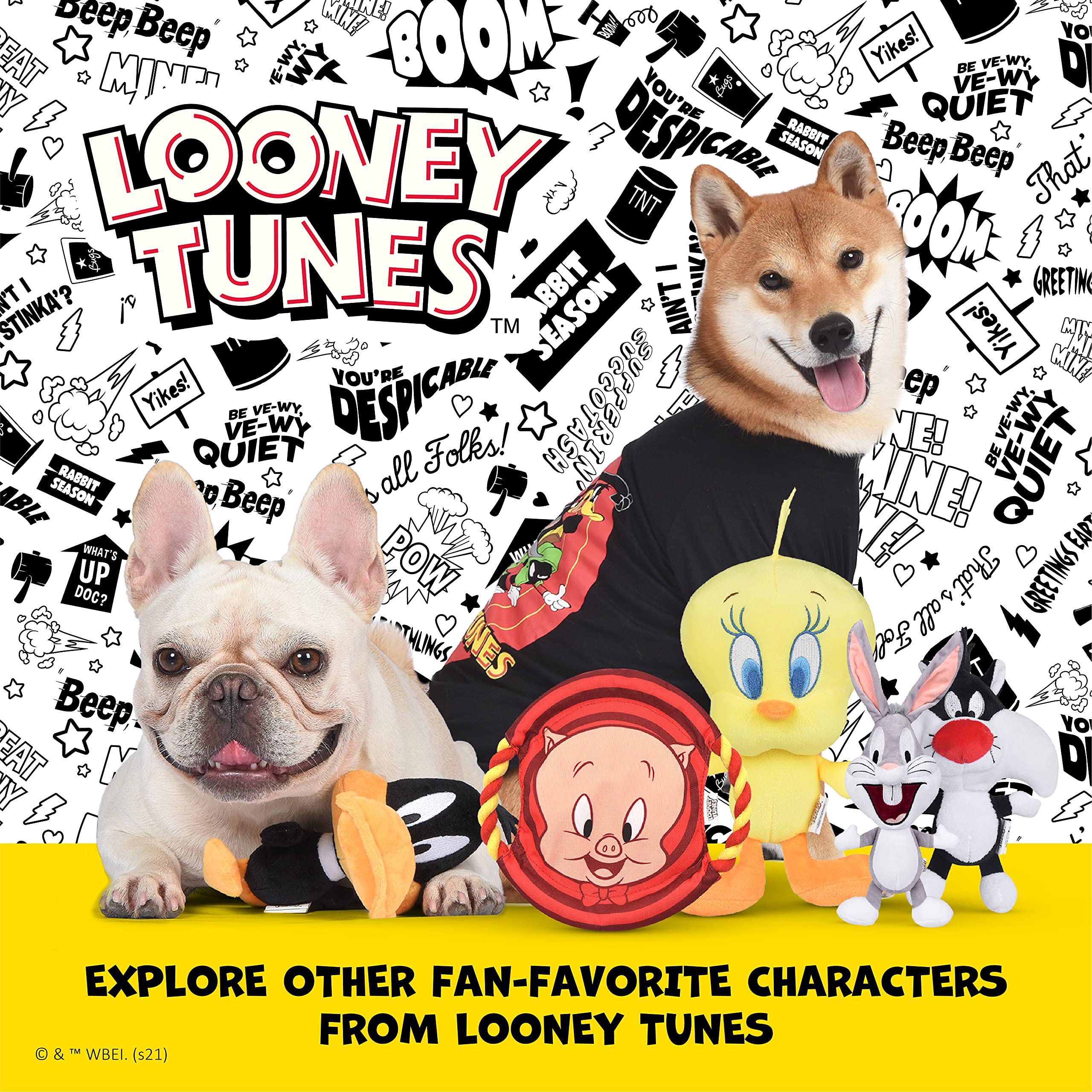 Looney Tunes For Pets Brown Tasmanian Devil Taz Burrow Dog Toy For All Dogs  Fabric Hide And Seek Dog Toys For All Dogs, Interac