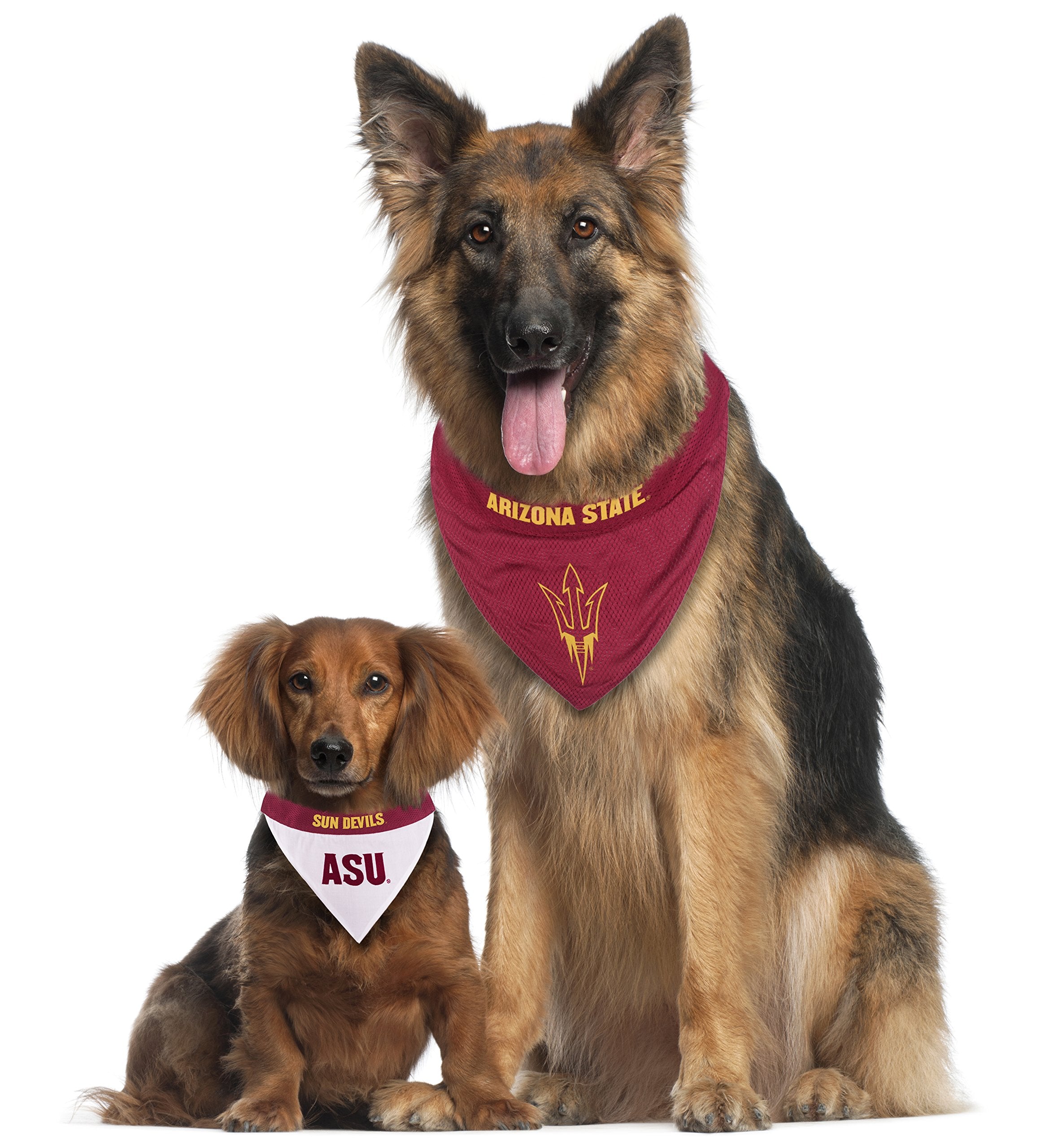 Pets First Collegiate Pet Accessories, Reversible Bandana, Arizona State Sun Devils, Small/Medium