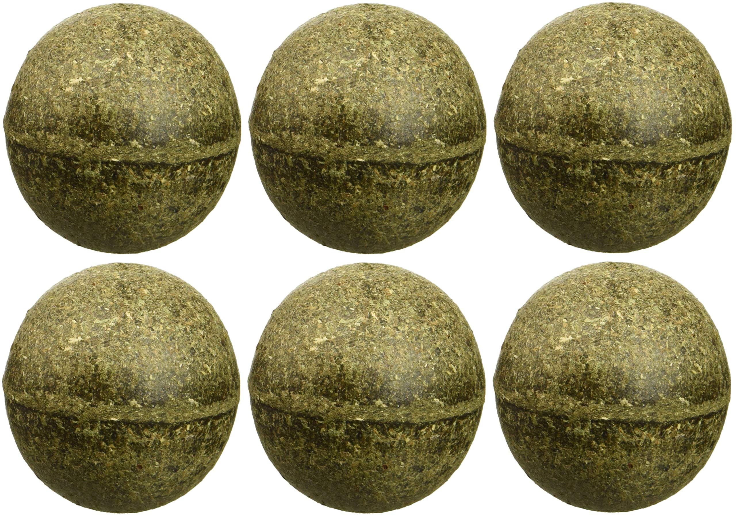 Pawbreakers Solid Catnip Balls, Original, 1.25 Diameter, AllNatural Treats for Cats (6 Pack)