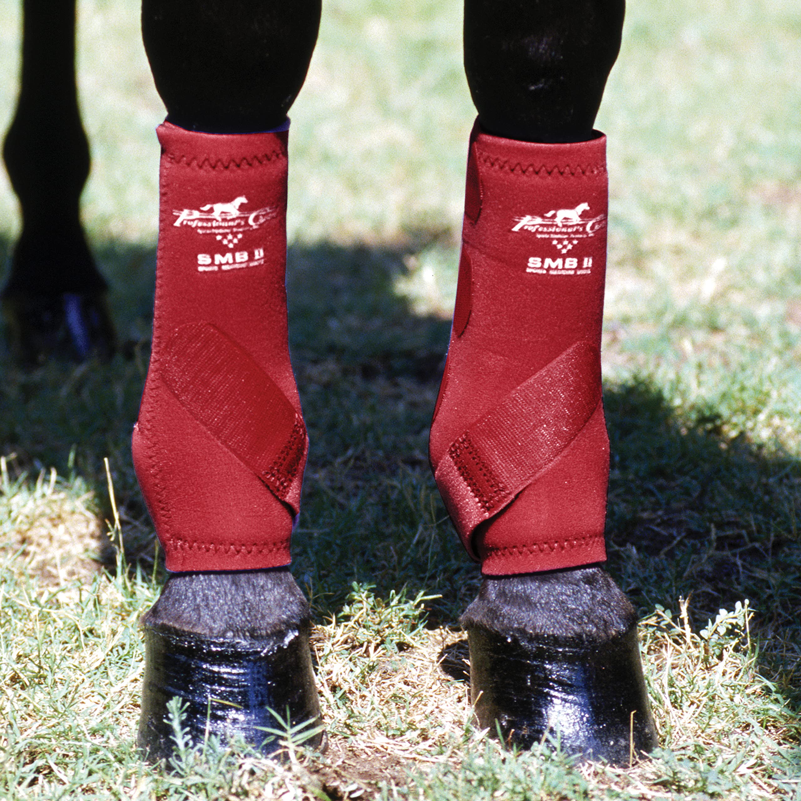 Professionals Choice Equine SMBII Leg Boots | Sold in Pairs |Crimson | Small