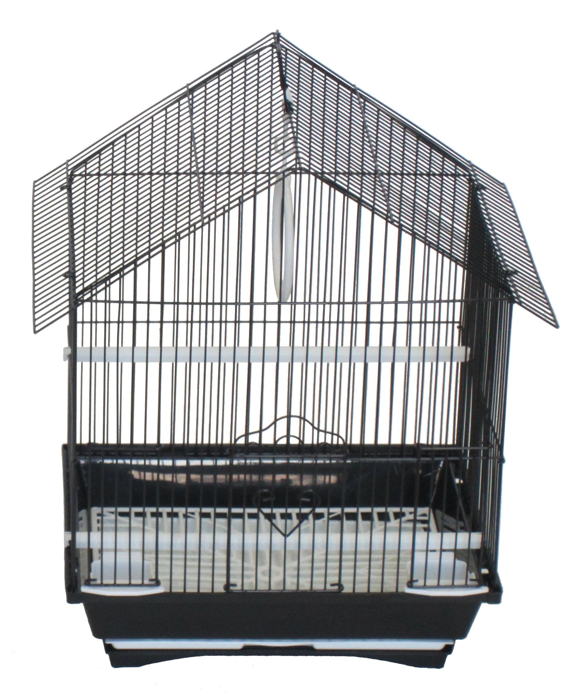 Yml A1314Mblk House Top Style Small Parakeet Cage, 13.3'' X 10.8'' X 17.8''